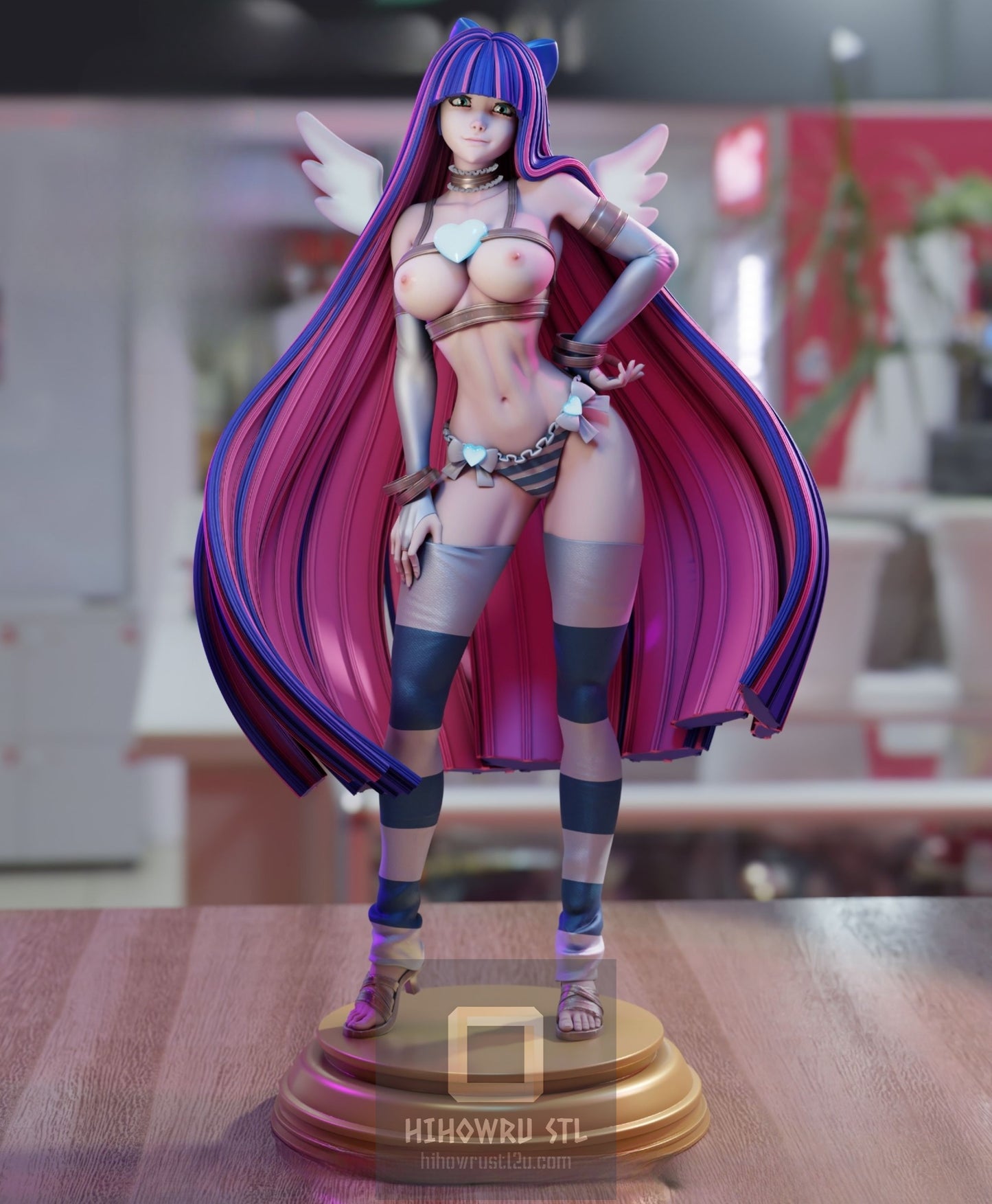 4402 Stocking NSFW - Panty & Stocking with Garterbelt - STL 3D Print Files