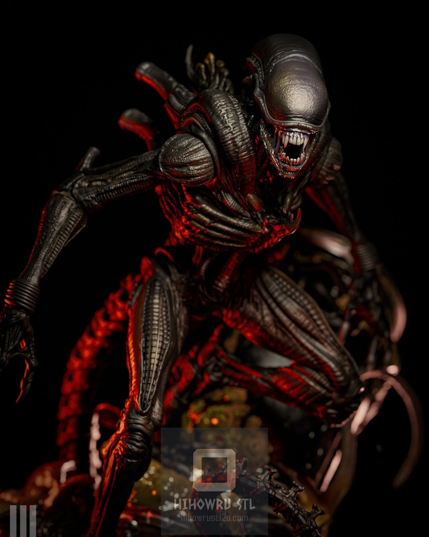 4438 Xenomorph - Alien - STL 3D Print Files