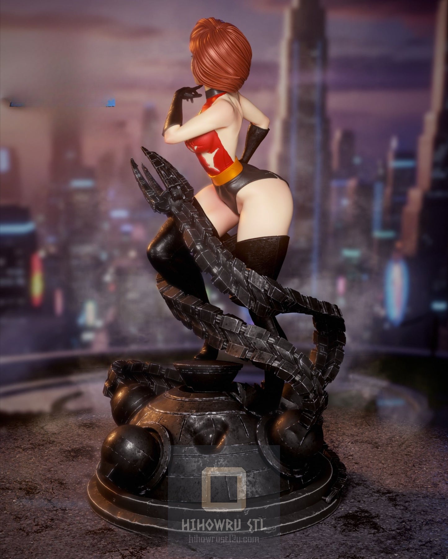 4476 Elastigirl NSFW - The Incredibles - STL 3D Print Files X 3D Animations