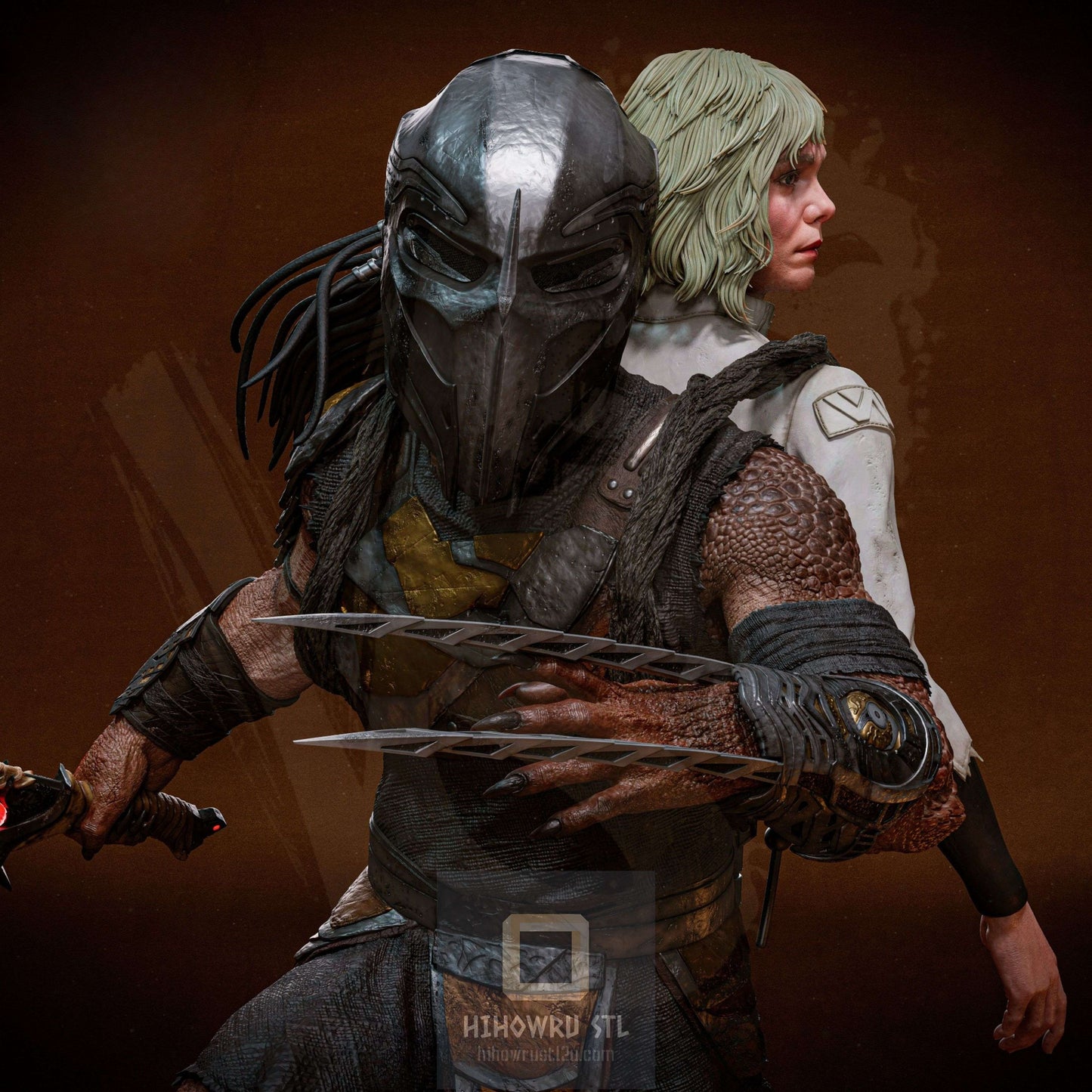 4483 Predator: Badlands Diorama - STL 3D Print Files