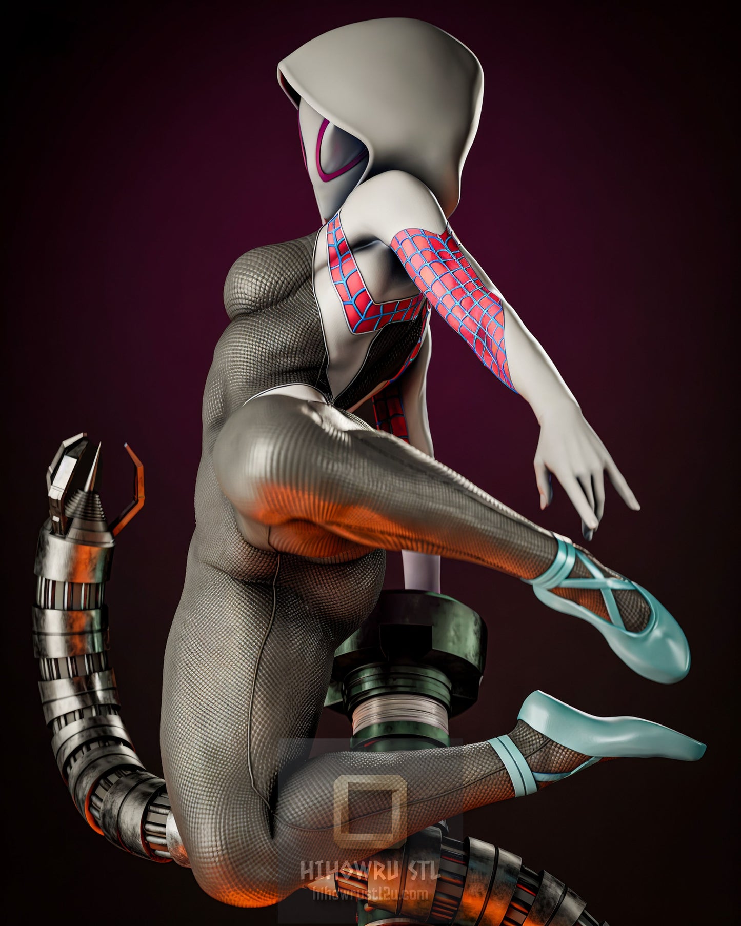 5078 Spider Gwen - Marvel Comics - STL 3D Print Files