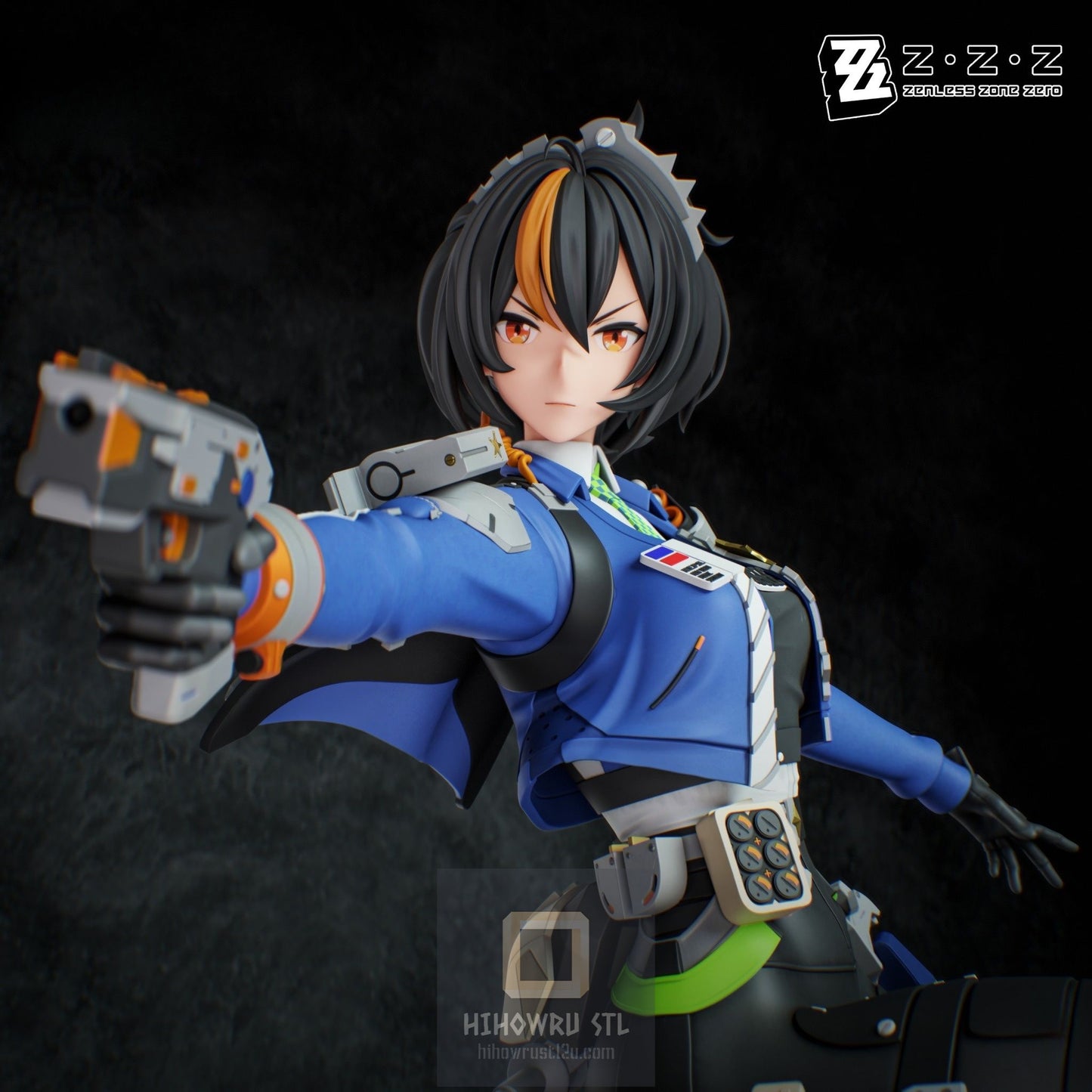 4355 Zhu Yuan - Zenless Zone Zero - STL 3D Print Files