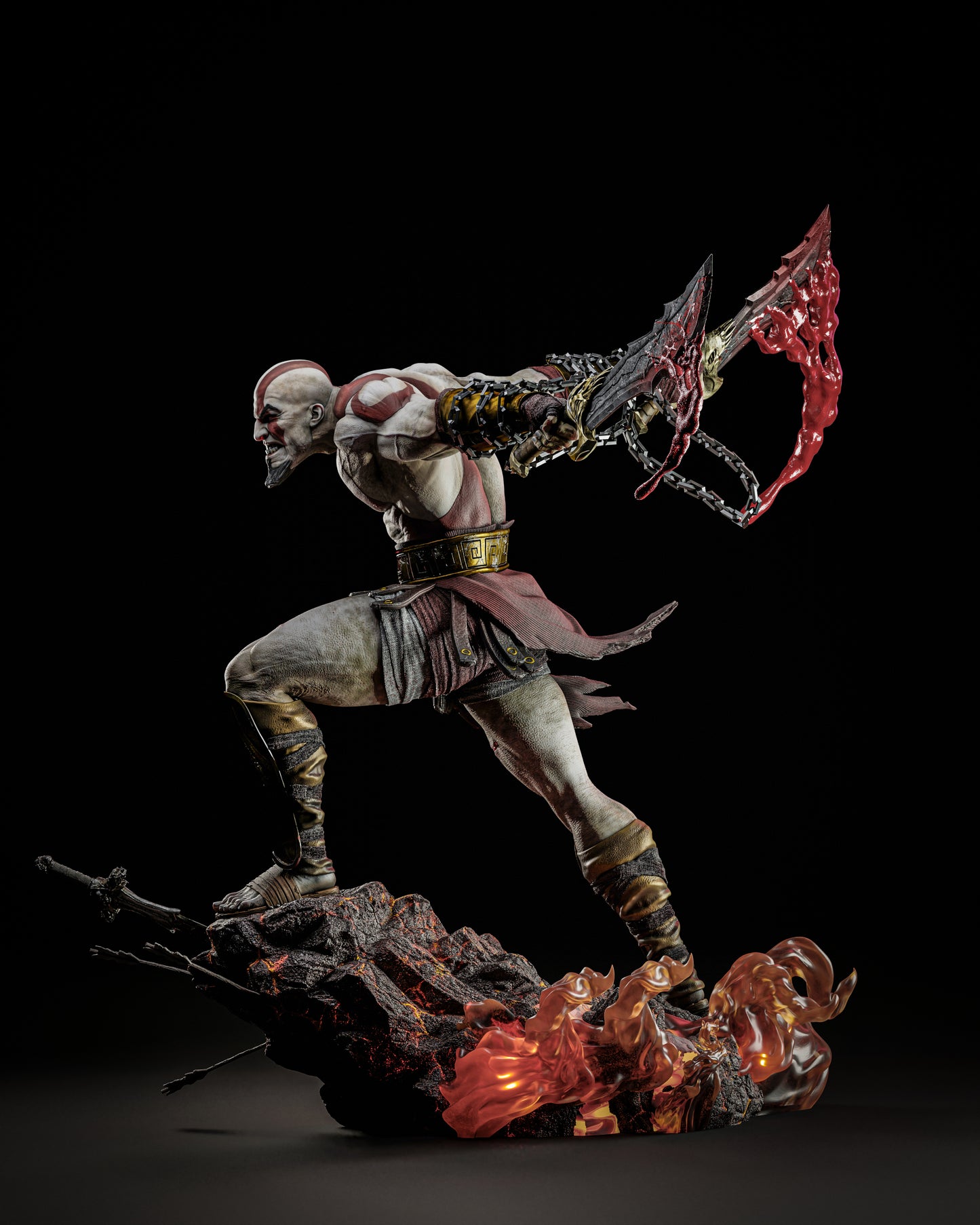 2429 Kratos - God of War - STL 3D Print Files