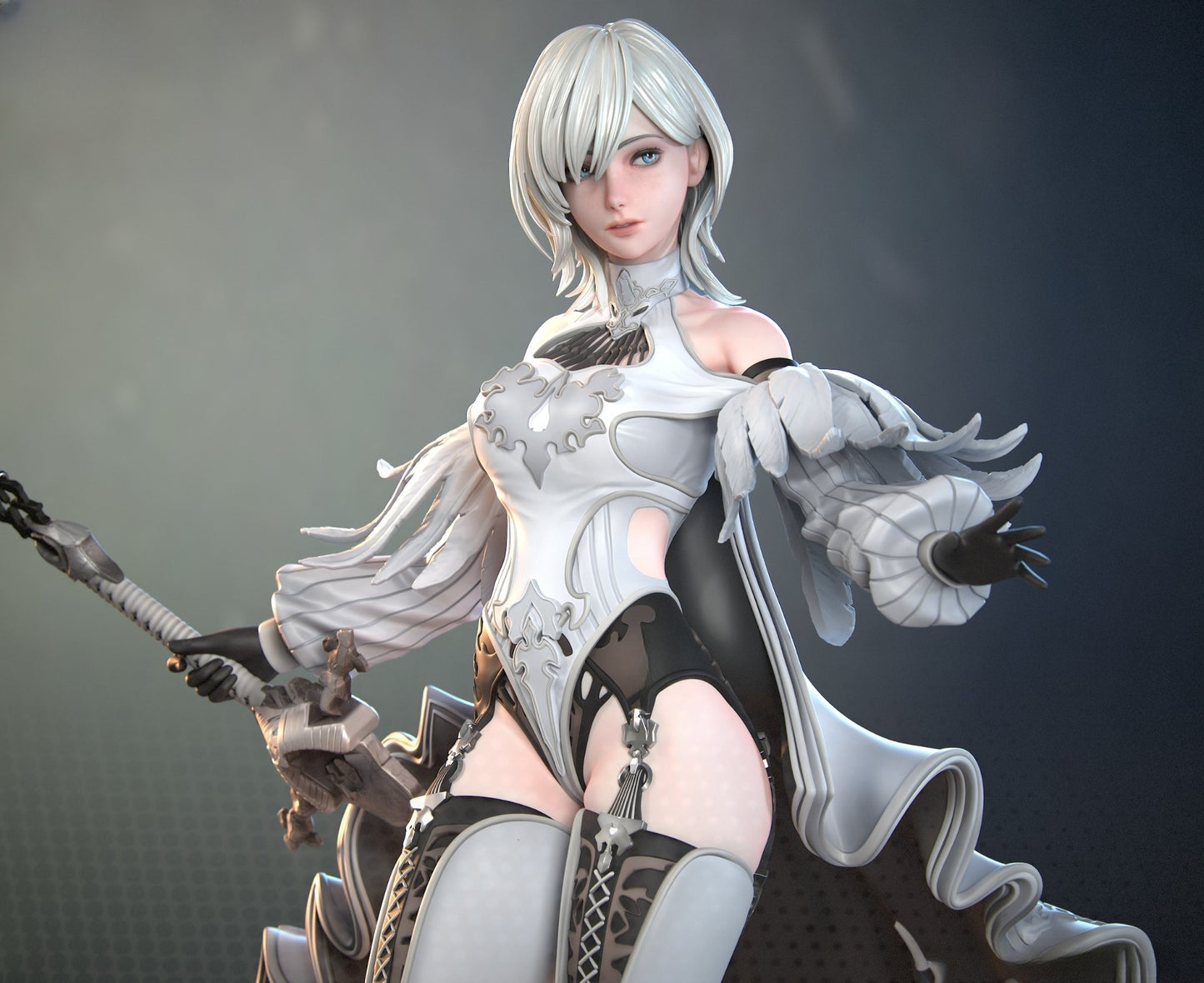 3299 YoRHa No.10 Type H - NIER - STL 3D Print Files