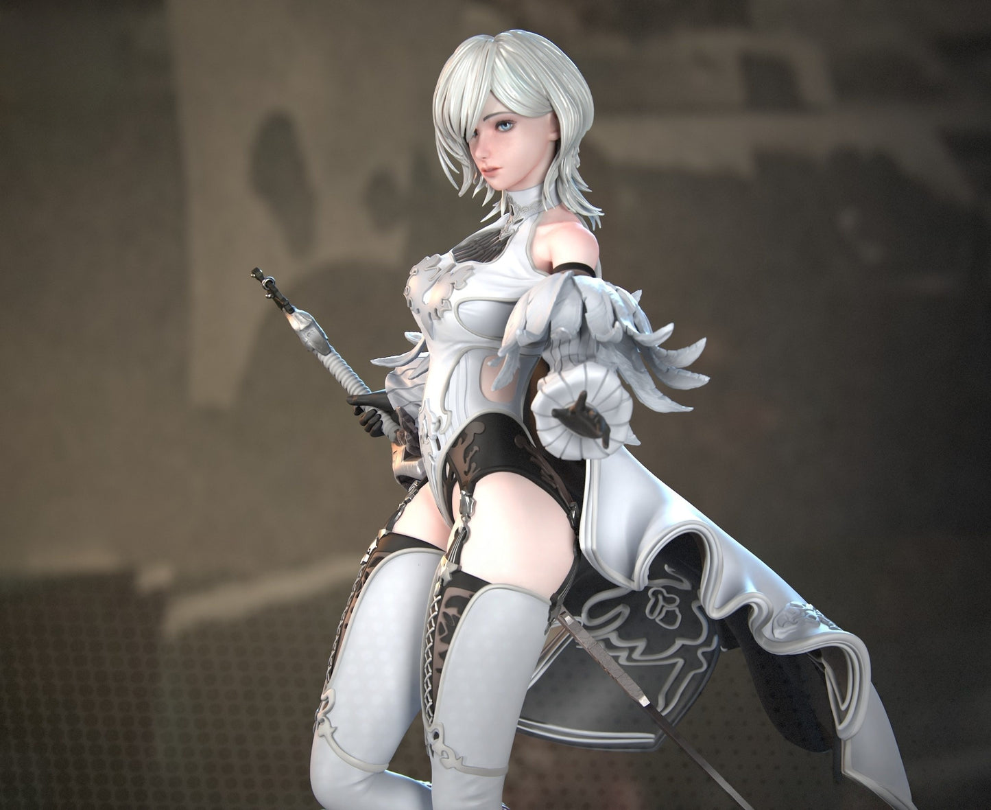 3299 YoRHa No.10 Type H - NIER - STL 3D Print Files