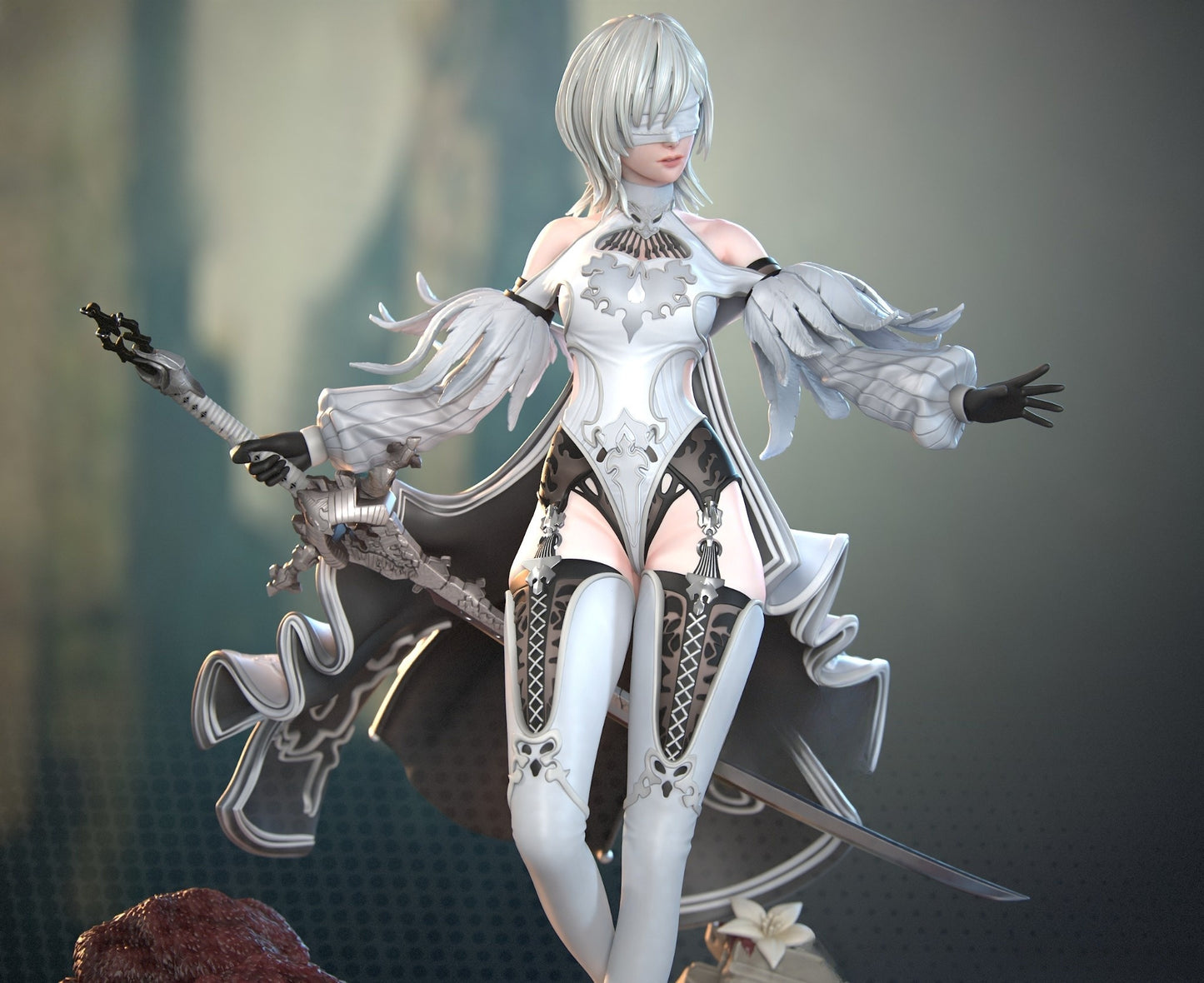 3299 YoRHa No.10 Type H - NIER - STL 3D Print Files