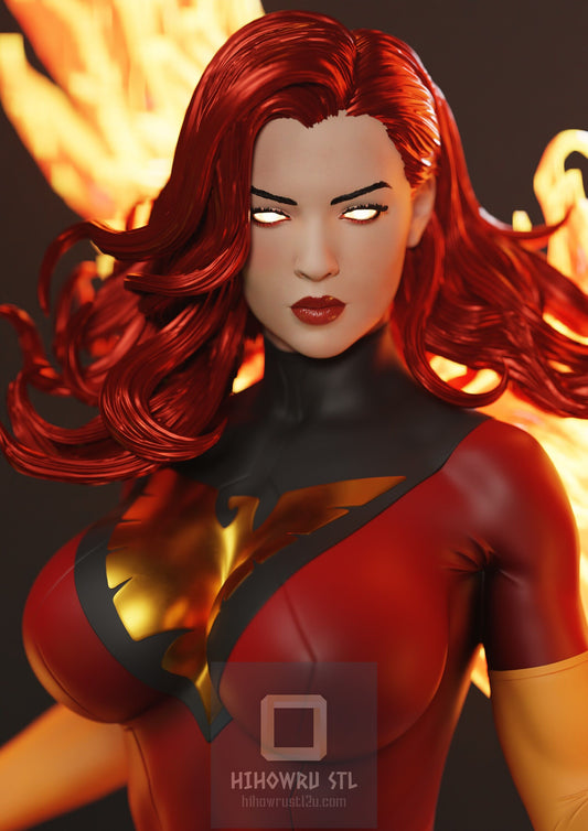 4548 Dark Phoenix - X-MEN - STL 3D Print Files