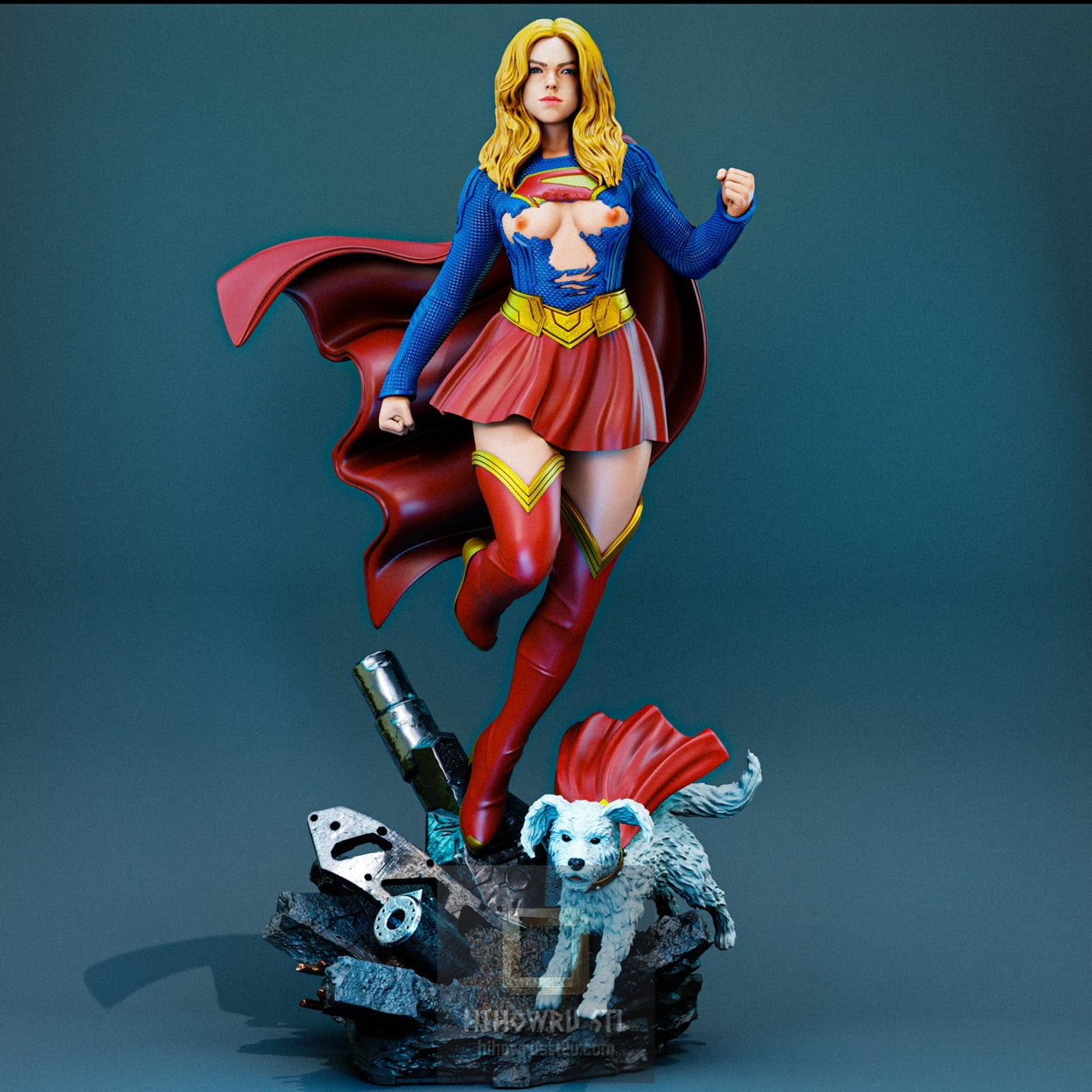 4936 Supergirl - DC Comics - STL 3D Print Files