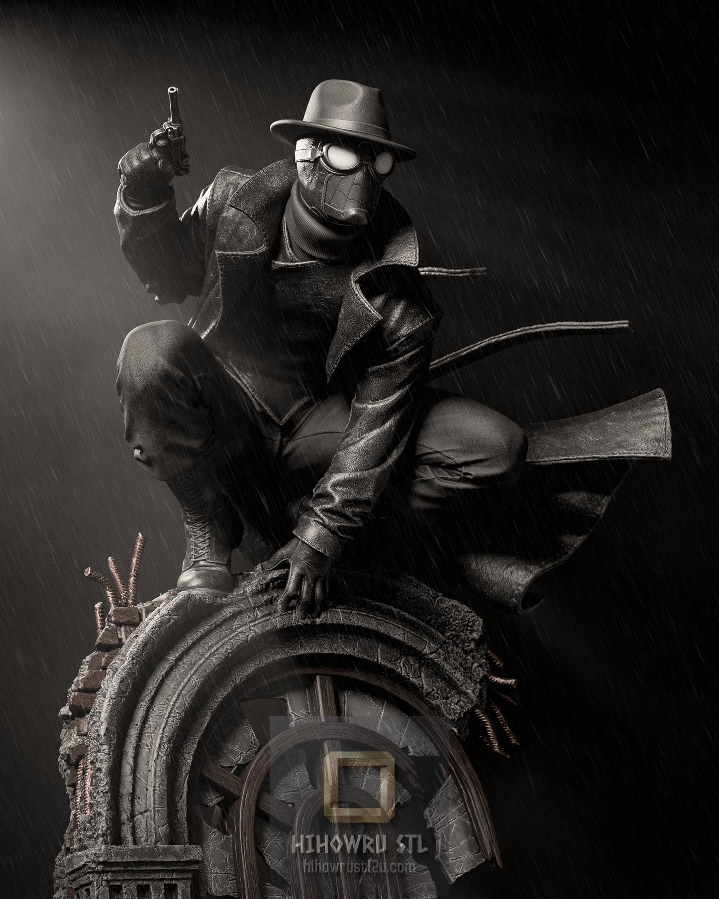 5230 Spider-Man Noir - Marvel Comics - STL 3D Print Files
