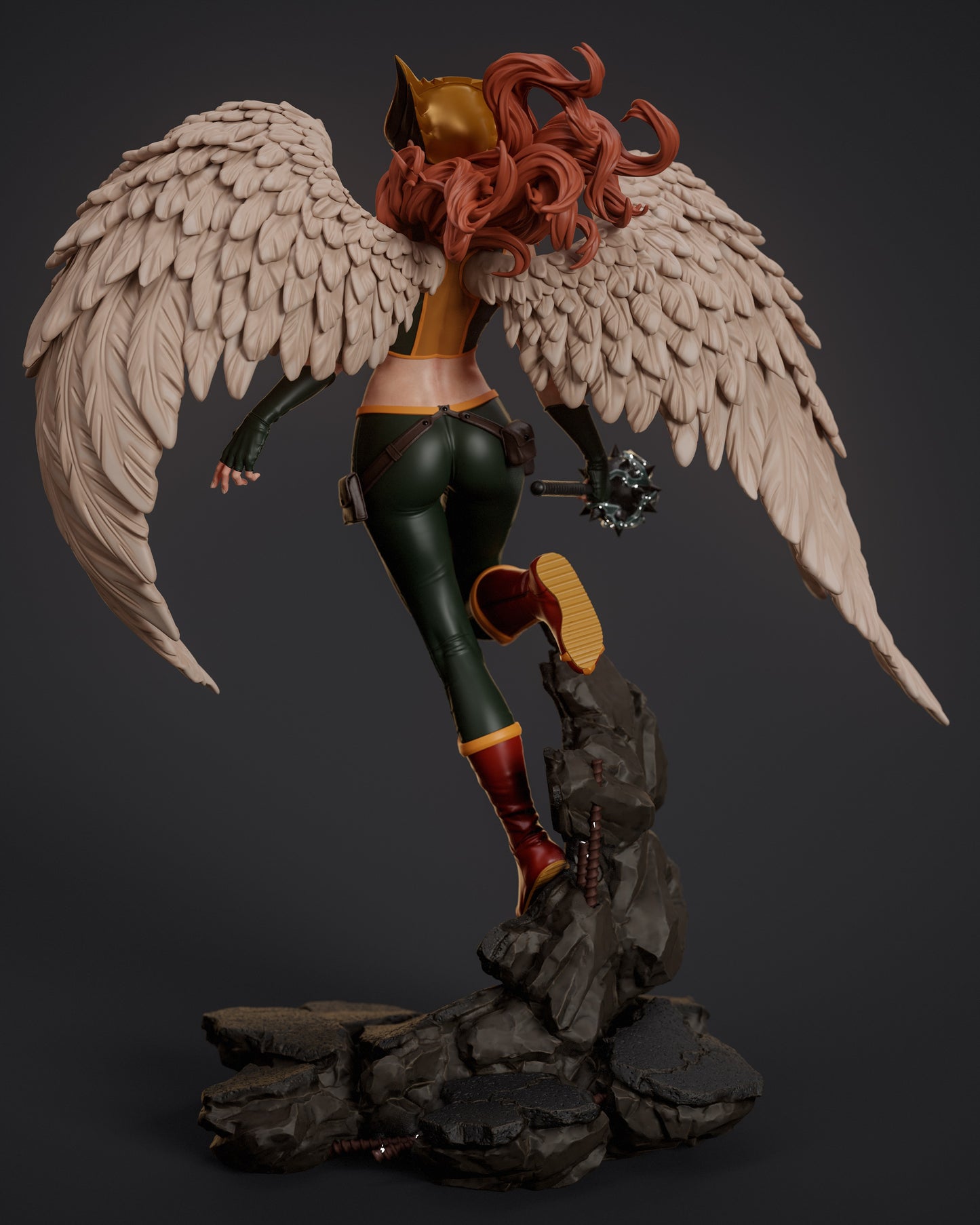 3418 Hawkgirl - DC Comics - STL 3D Print Files