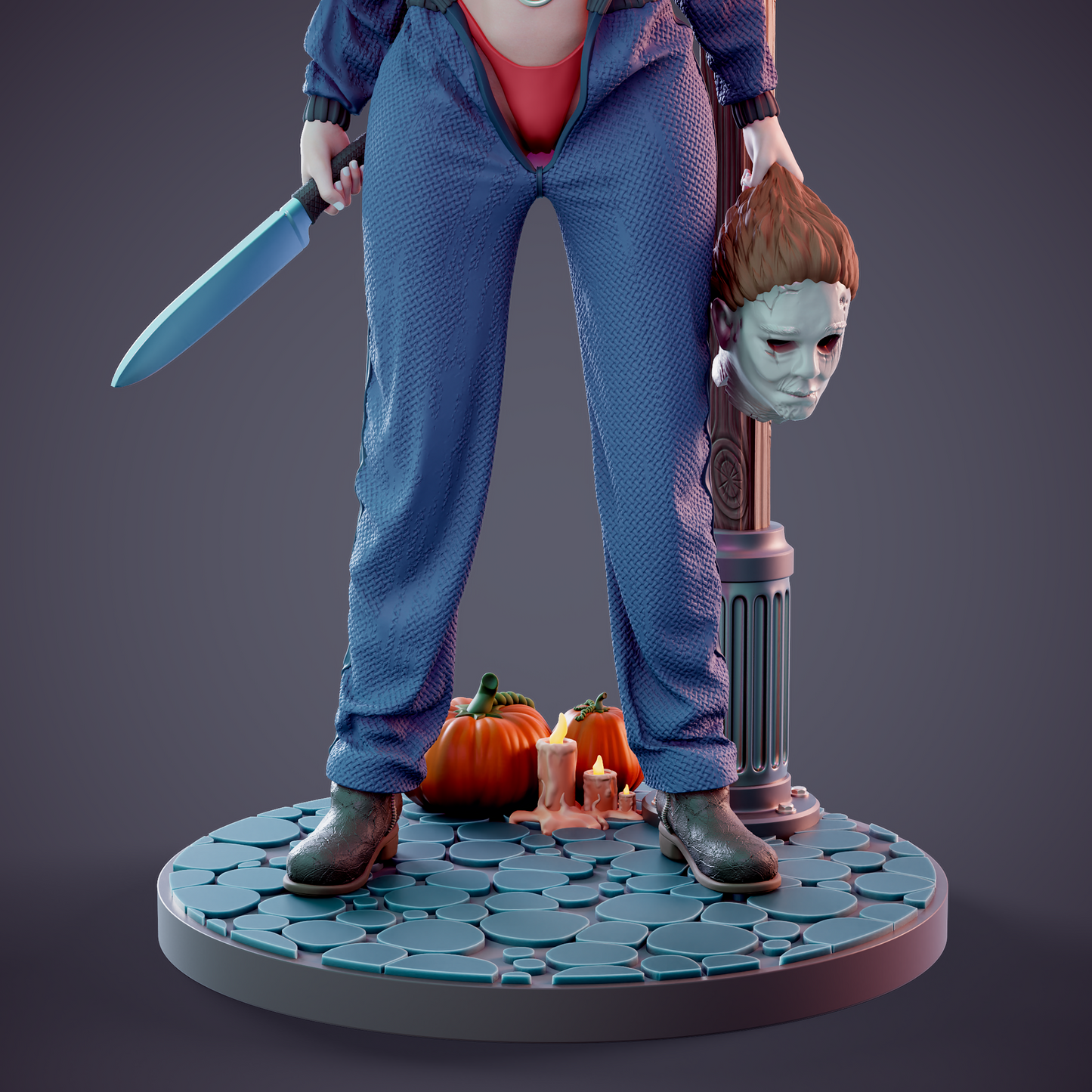 3158 Halloween Girl NSFW - STL 3D Print Files