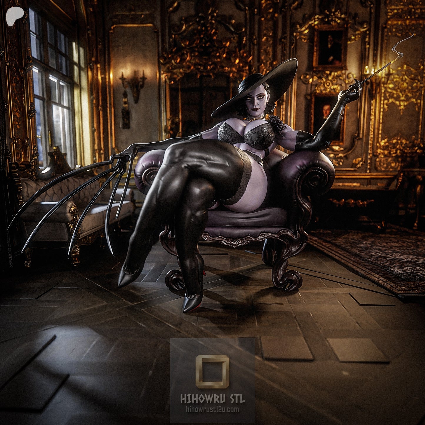 5373 Lady Dimitrescu NSFW - Resident Evil - STL 3D Print Files