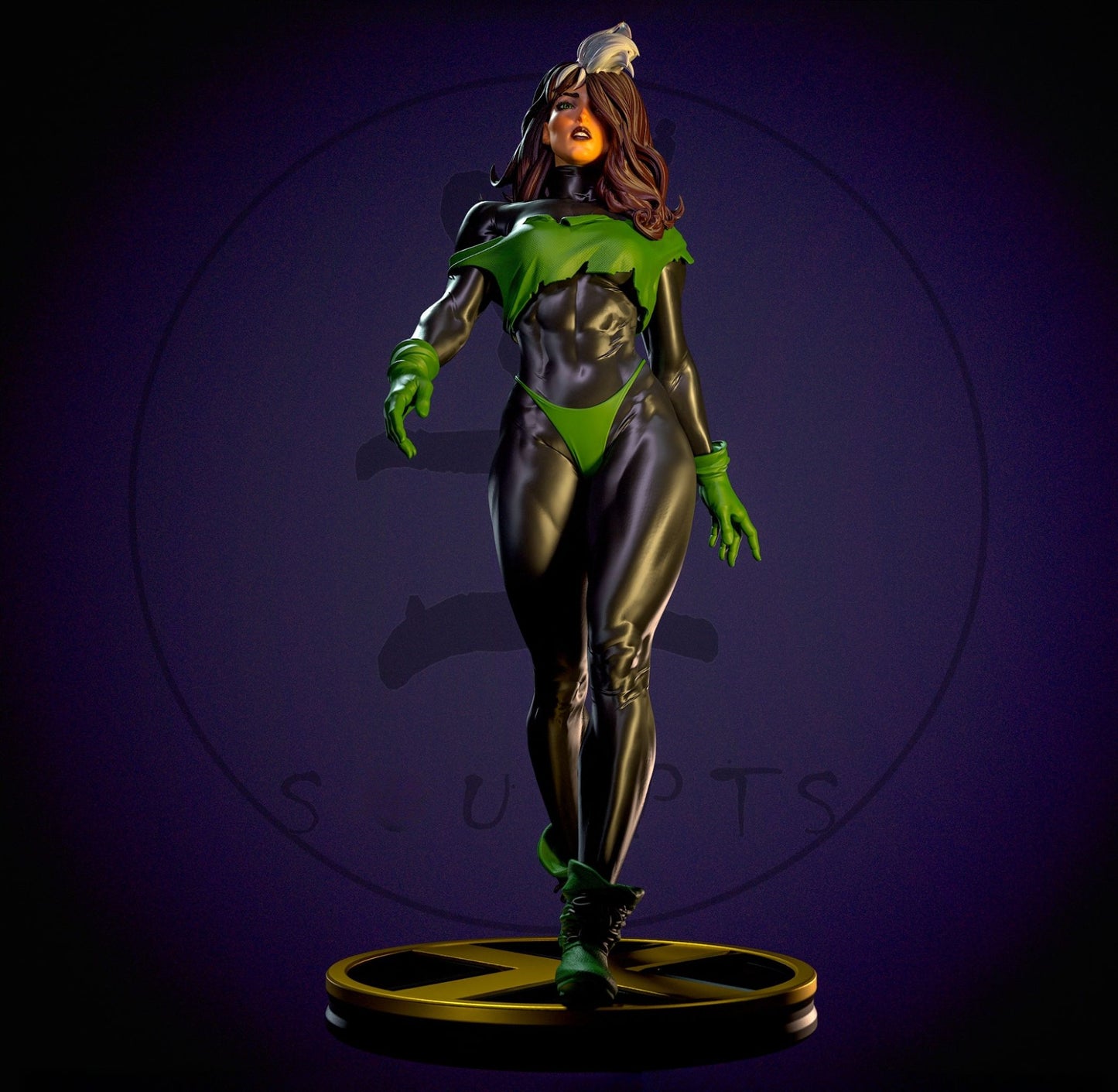 2926 Rogue NSFW - X-Men - STL 3D Print Files