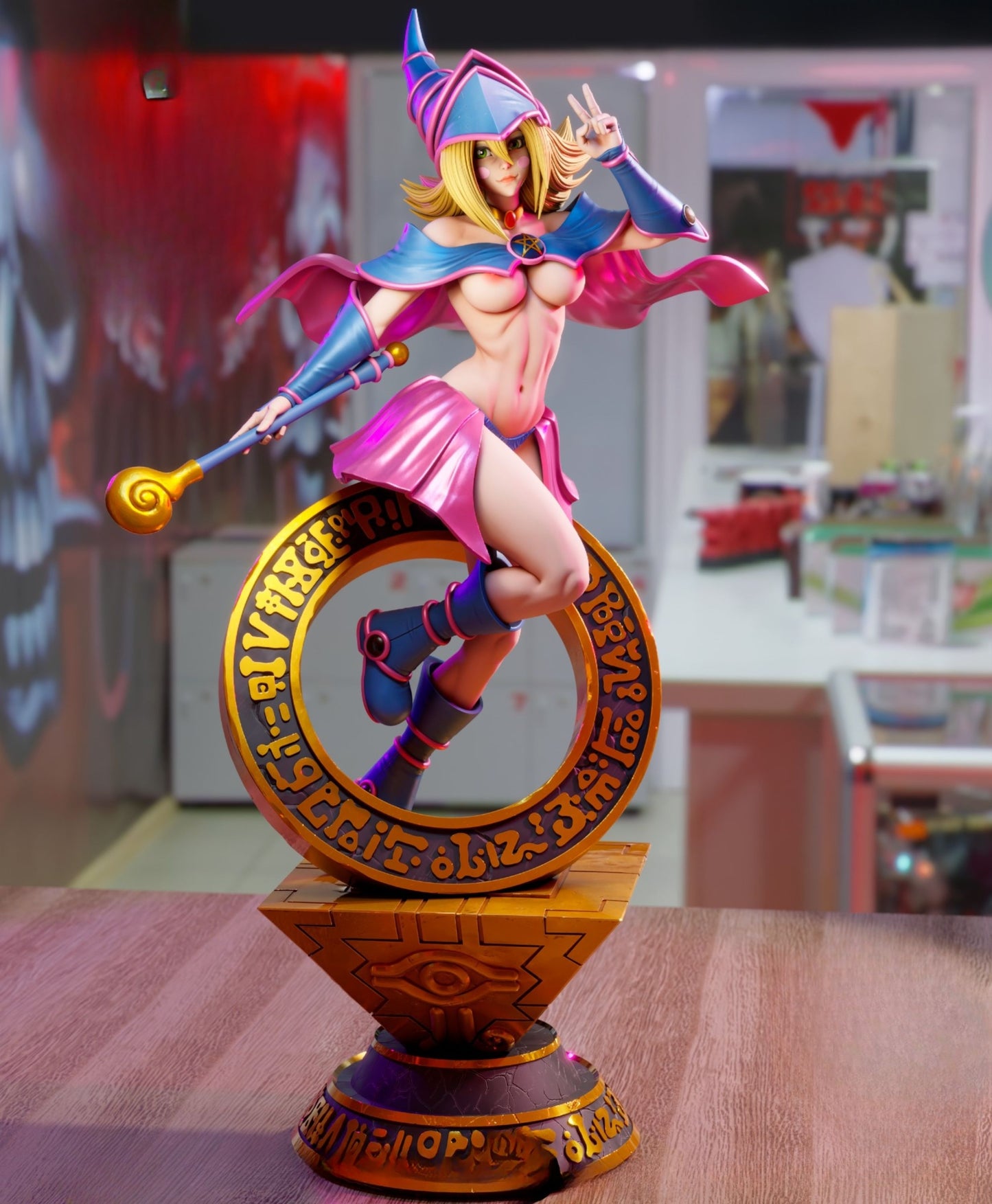 3620 Dark Magician Girl NSFW - Yu-Gi-Oh! - STL 3D Print Files