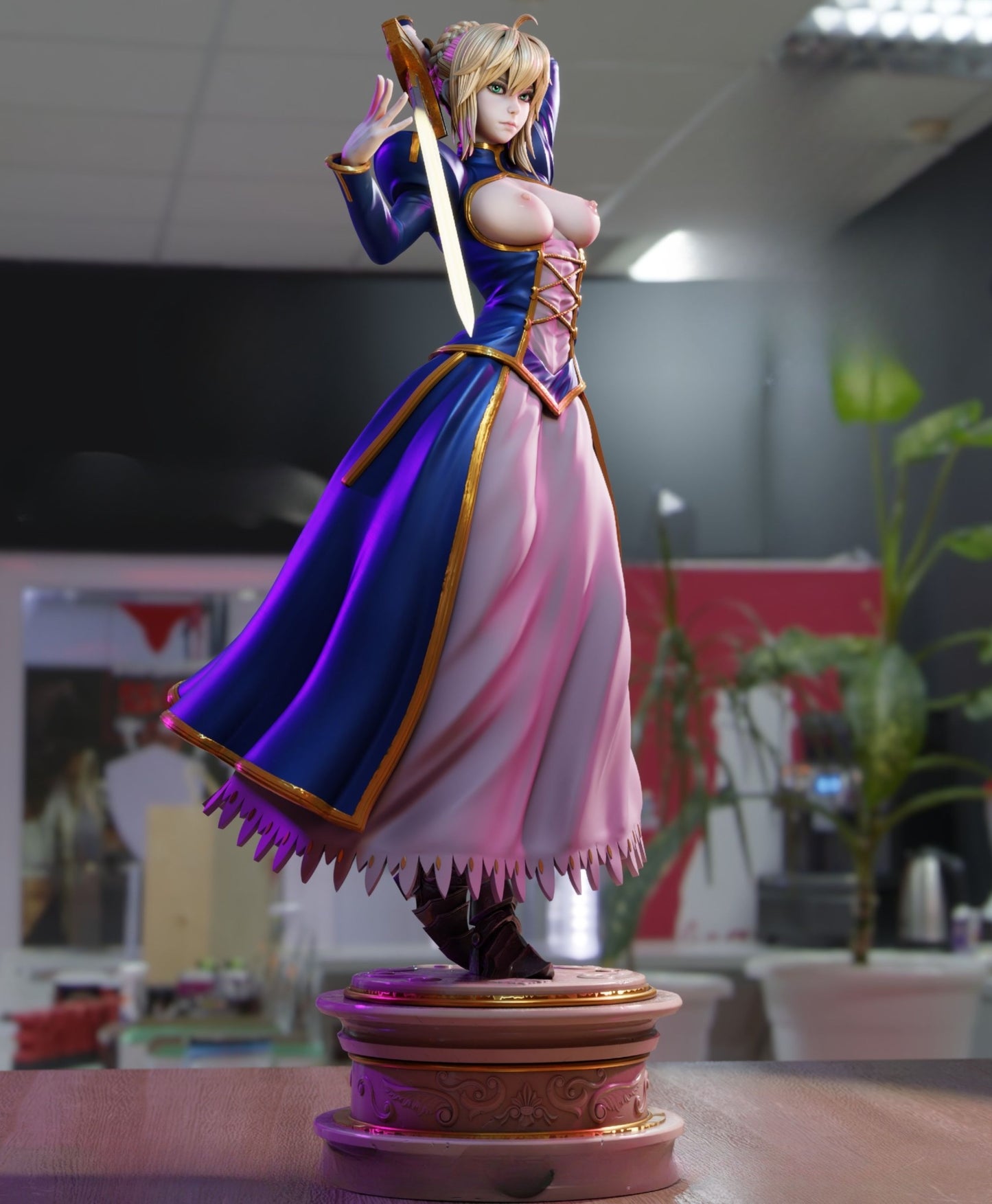 4212 Saber NSFW - Fate/Stay Night - STL 3D Print Files