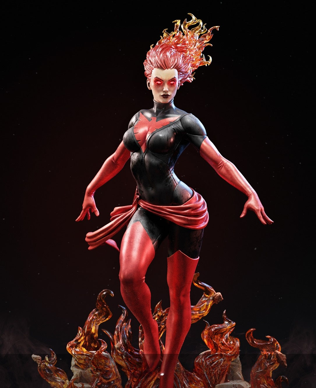 4228 Dark Phoenix - X-MEN - STL 3D Print Files