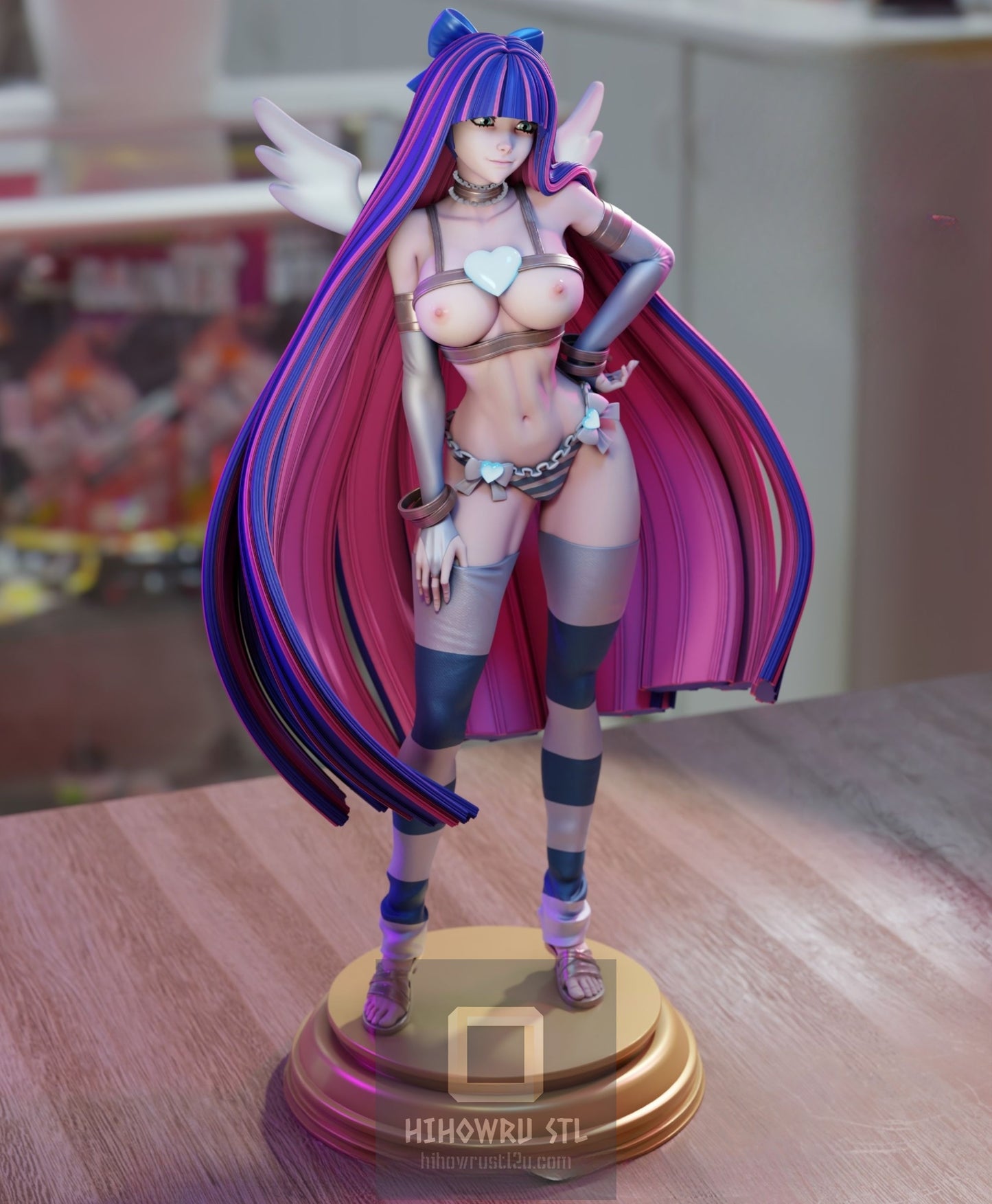 4402 Stocking NSFW - Panty & Stocking with Garterbelt - STL 3D Print Files