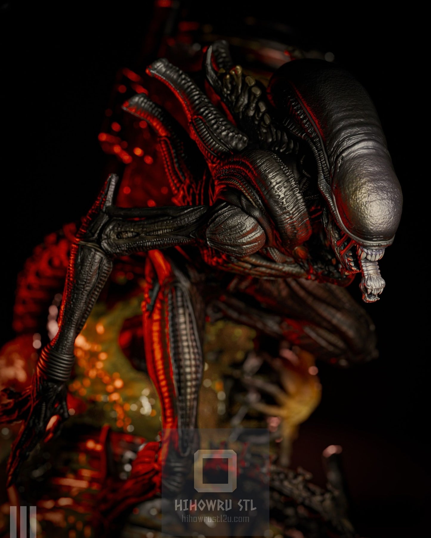 4438 Xenomorph - Alien - STL 3D Print Files