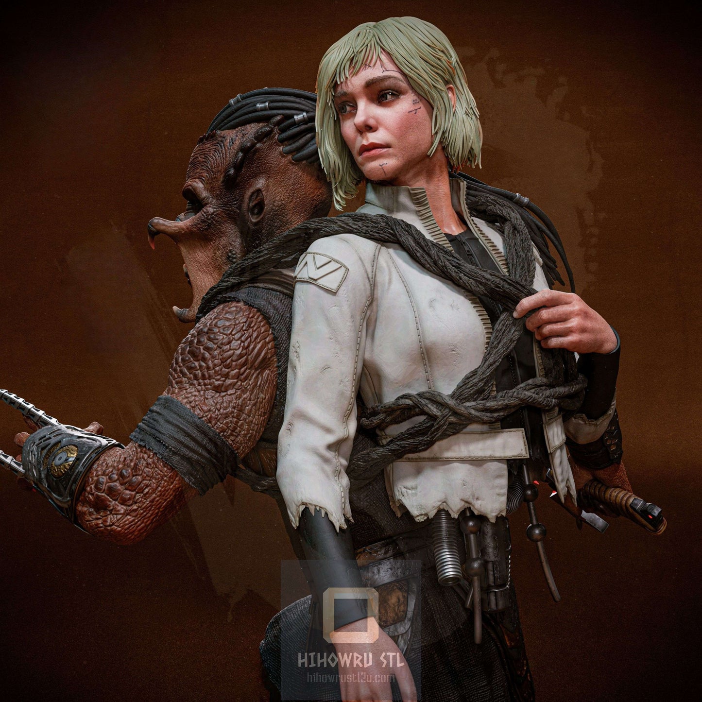 4483 Predator: Badlands Diorama - STL 3D Print Files