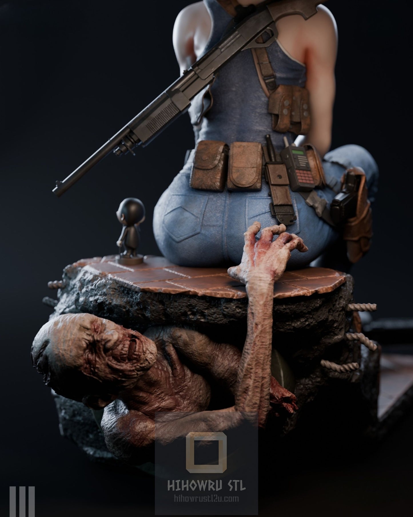 4528 Jill Valentine - Resident Evil - STL 3D Print Files