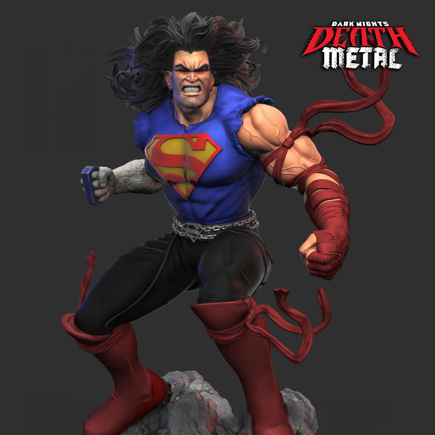 1818 Superman - Death Metal - STL 3D Print Files