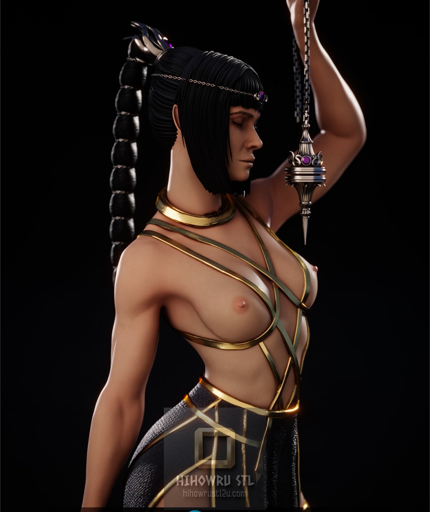 5444 Shadowheart NSFW - Baldurs Gate 3 - STL 3D Print Files