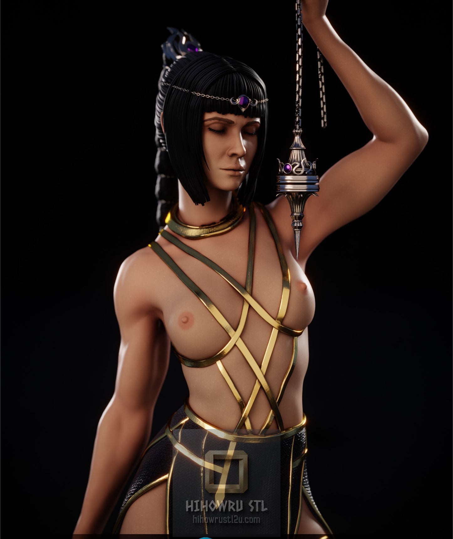 5444 Shadowheart NSFW - Baldurs Gate 3 - STL 3D Print Files