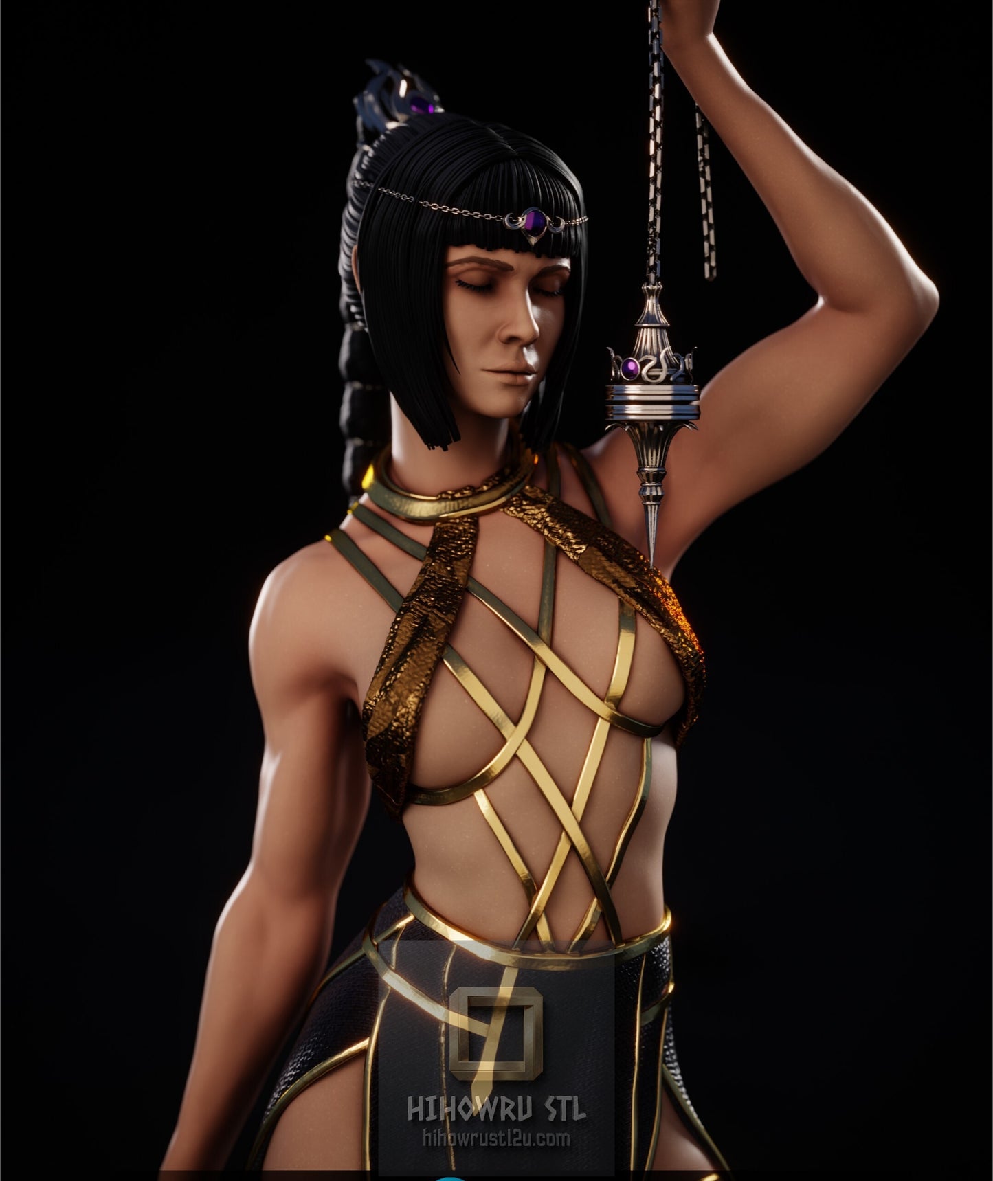 5444 Shadowheart NSFW - Baldurs Gate 3 - STL 3D Print Files