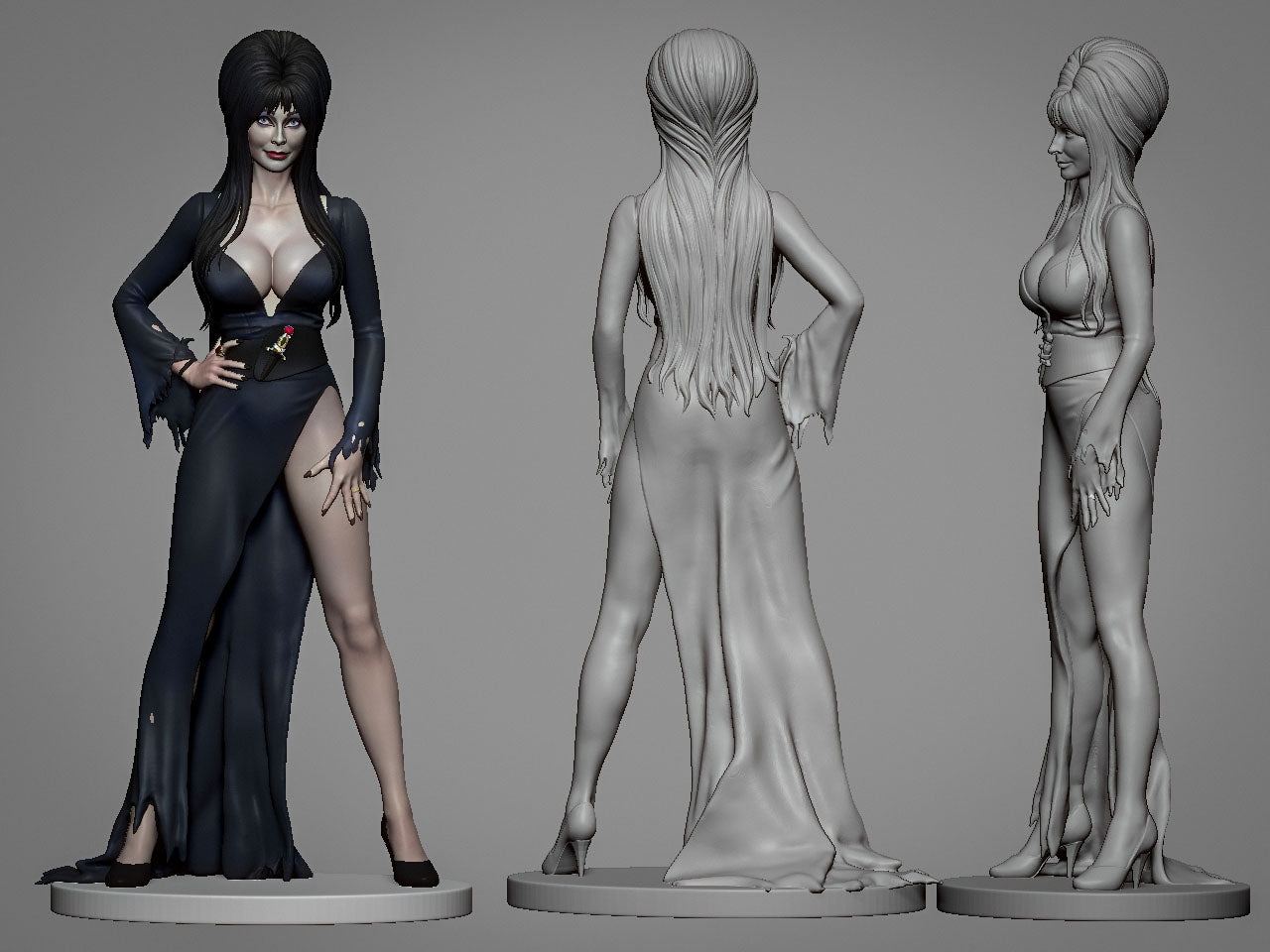 2281 Elvira NSFW - Mistress of the Dark - STL 3D Print Files