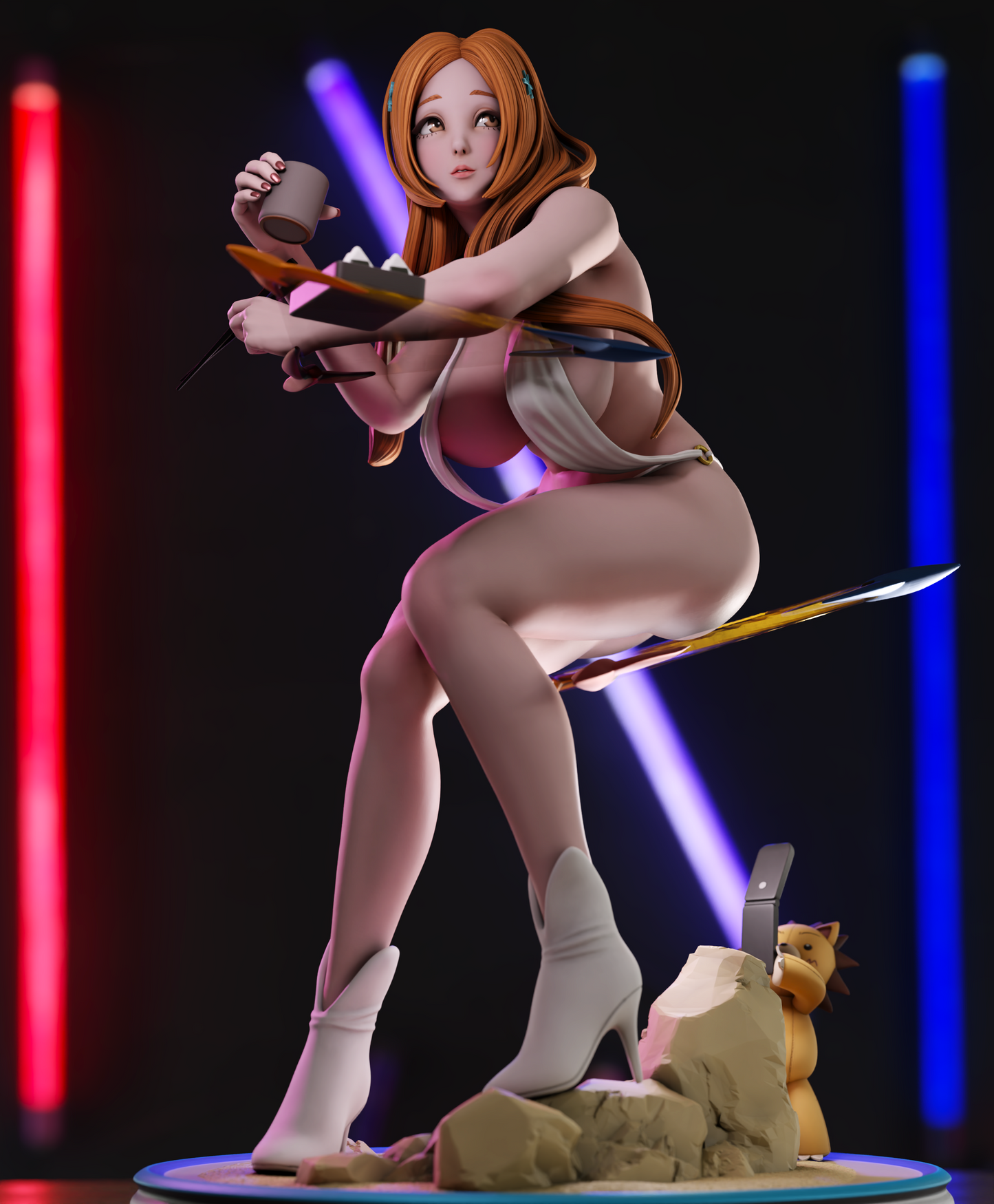 2605 Orihime Inoue NSFW - Bleach - STL 3D Print Files