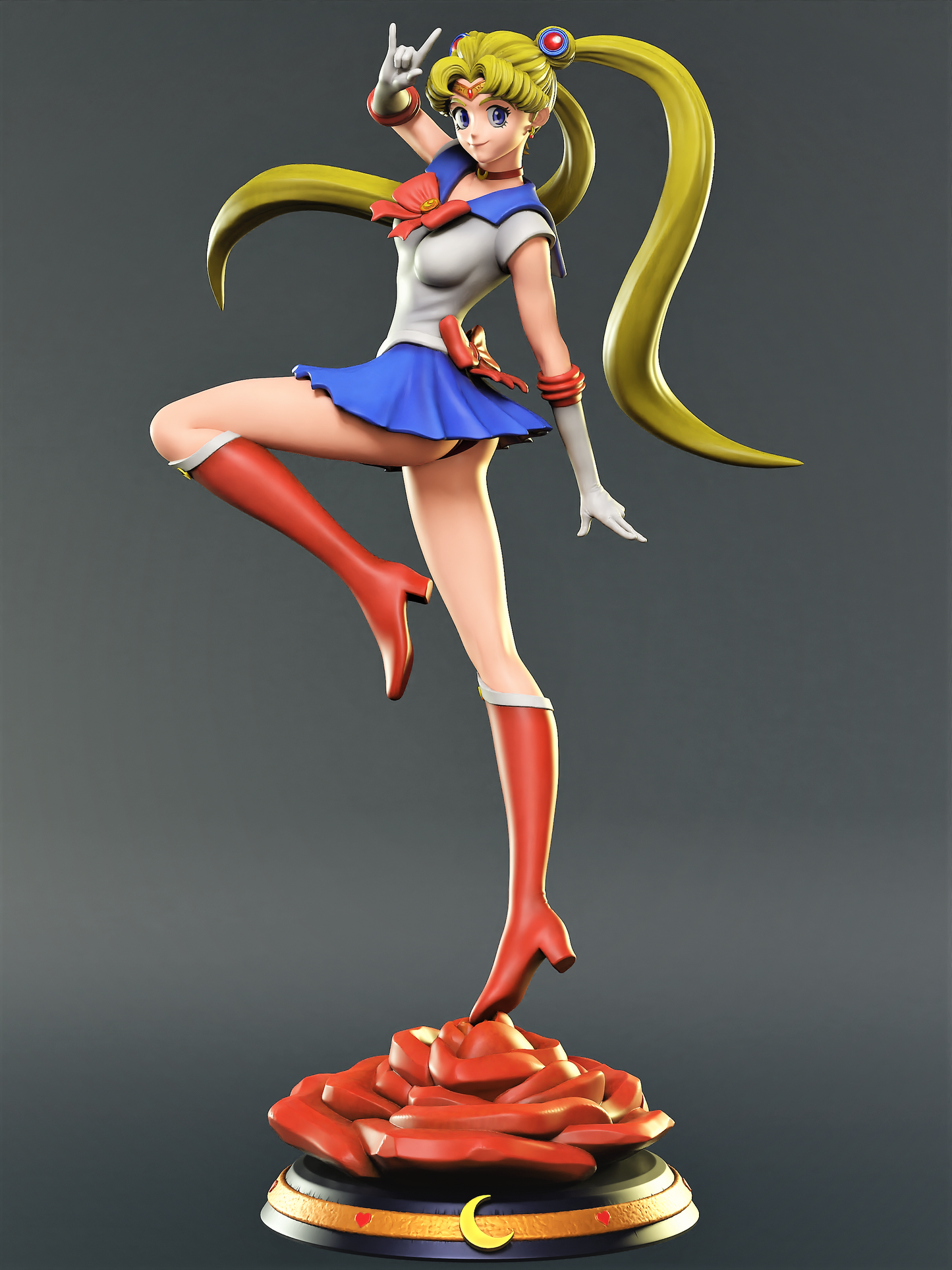 1938 Sailor Moon - Usagi Tsukino - STL 3D Print Files