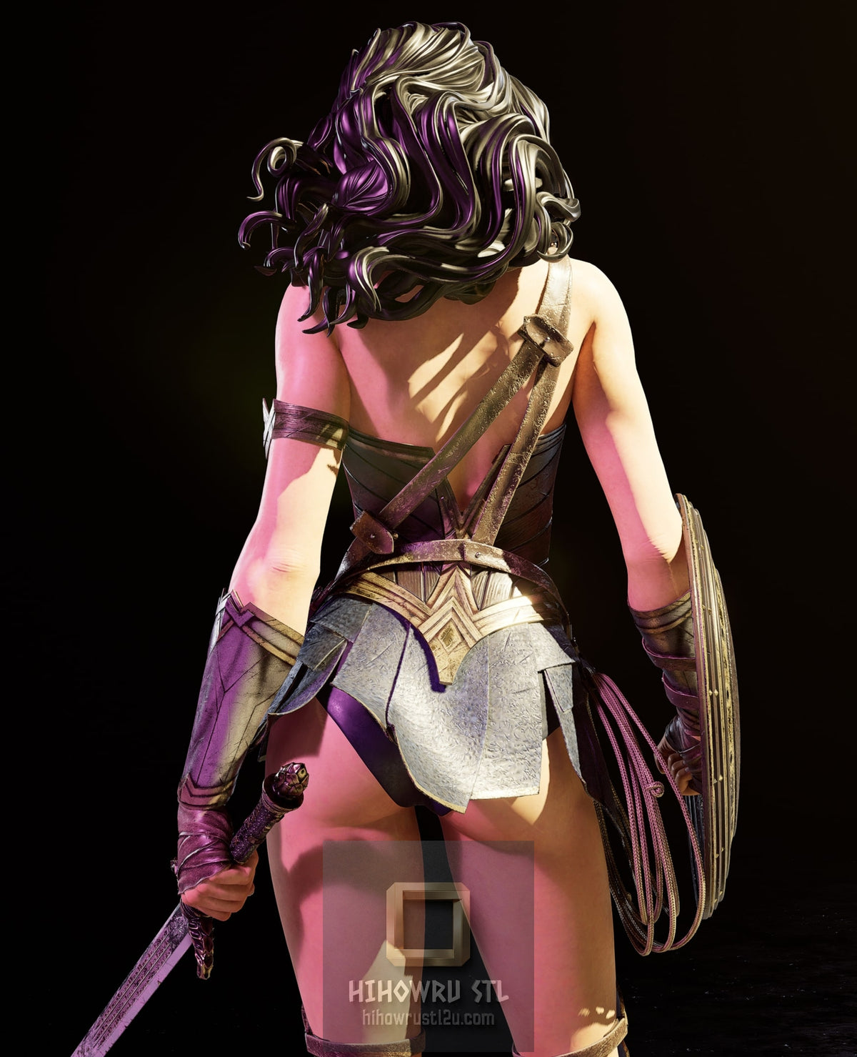 5534 Wonder Woman - DC COMICS - STL 3D Print Files