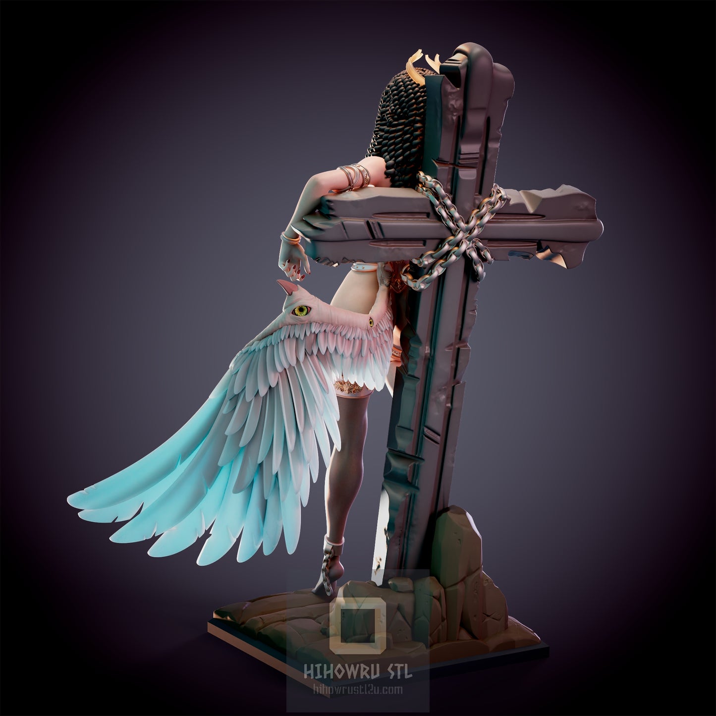 4880 Iris Fallen Angel NSFW - STL 3D Print Files