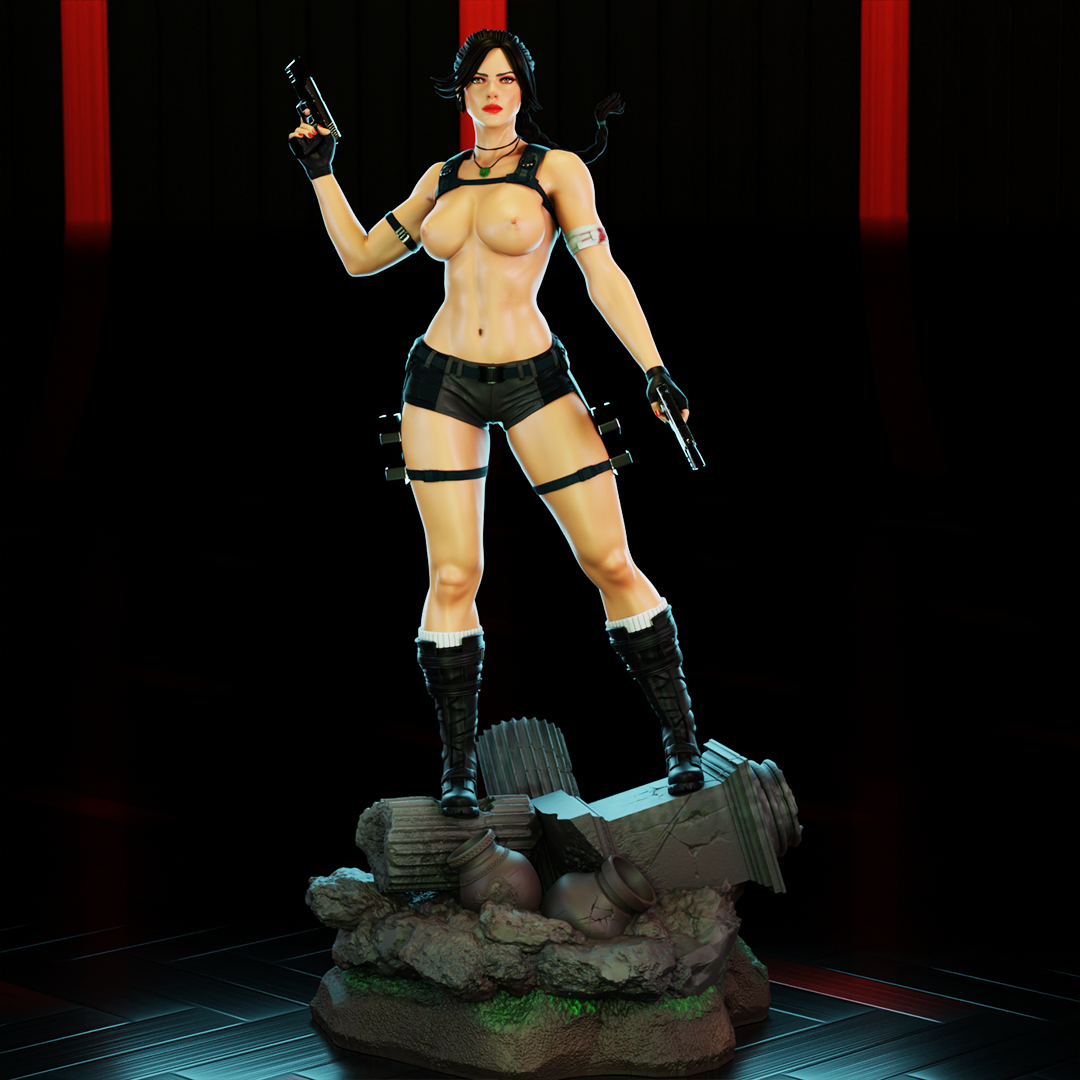 2753 Lara Croft NSFW - Tomb Raider - STL 3D Print Files