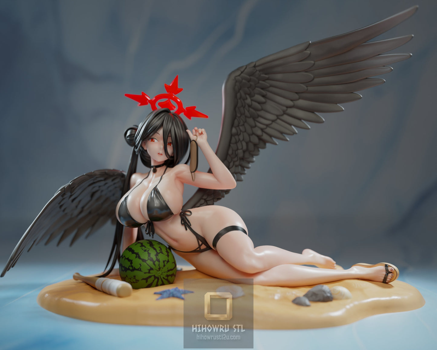 5126 Hanekawa Hasumi NSFW - Blue Archive - STL 3D Print Files