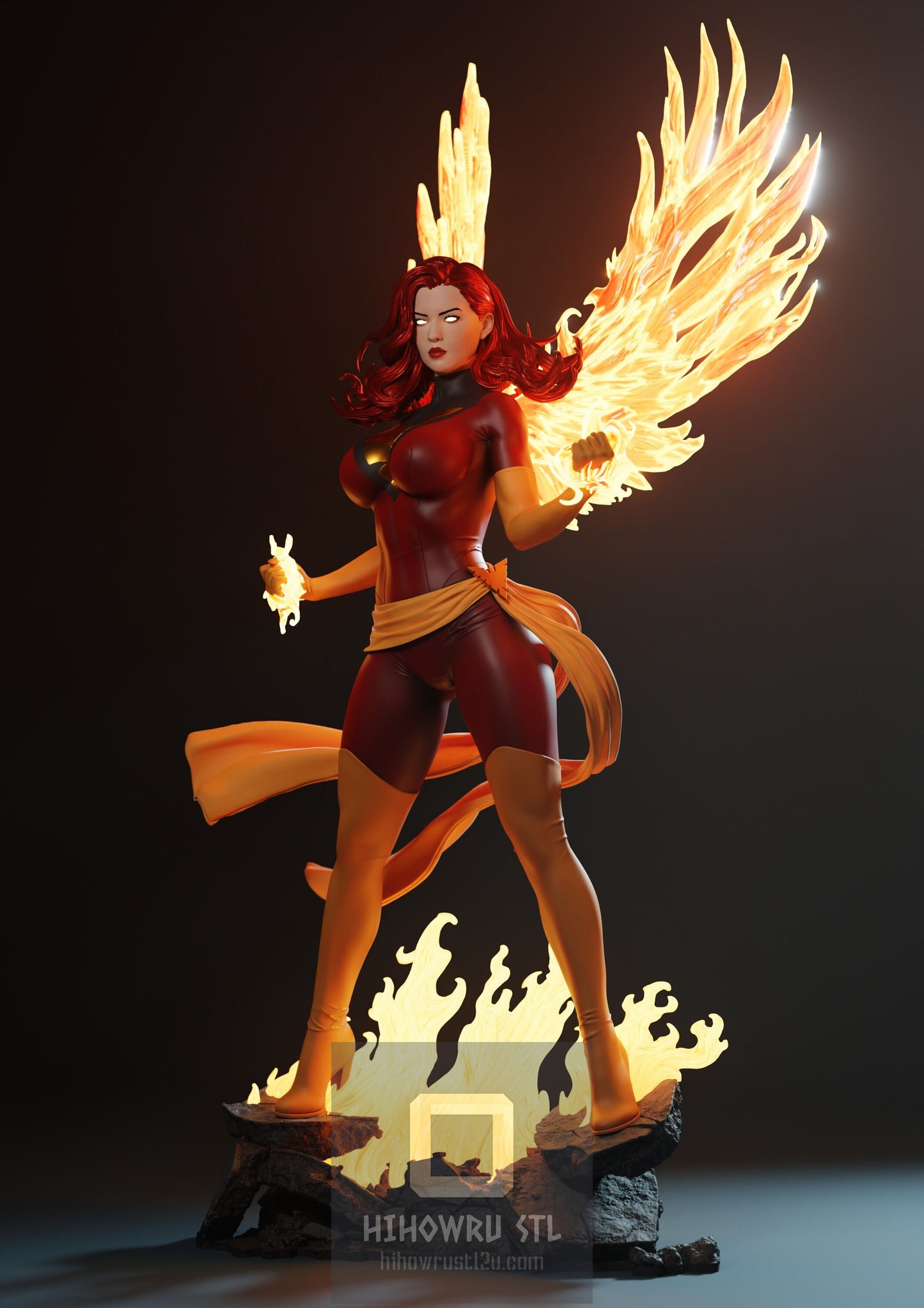 4548 Dark Phoenix - X-MEN - STL 3D Print Files