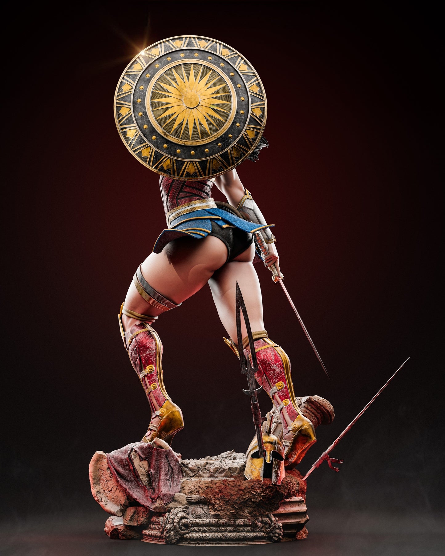 1798 Wonder Woman - DC Comics - STL 3D Print Files