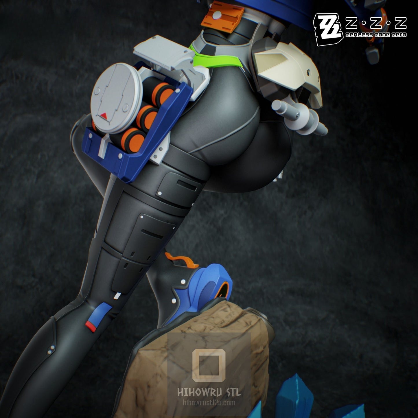 4355 Zhu Yuan - Zenless Zone Zero - STL 3D Print Files