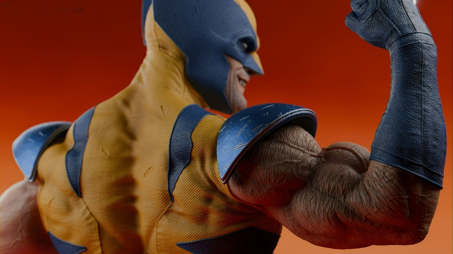 3126 WOLVERINE - X-MEN - STL 3D Print Files