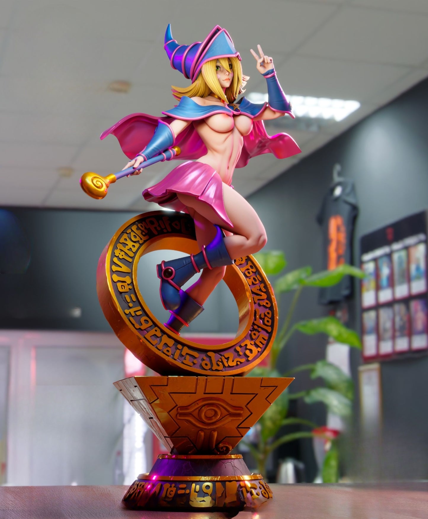 3620 Dark Magician Girl NSFW - Yu-Gi-Oh! - STL 3D Print Files