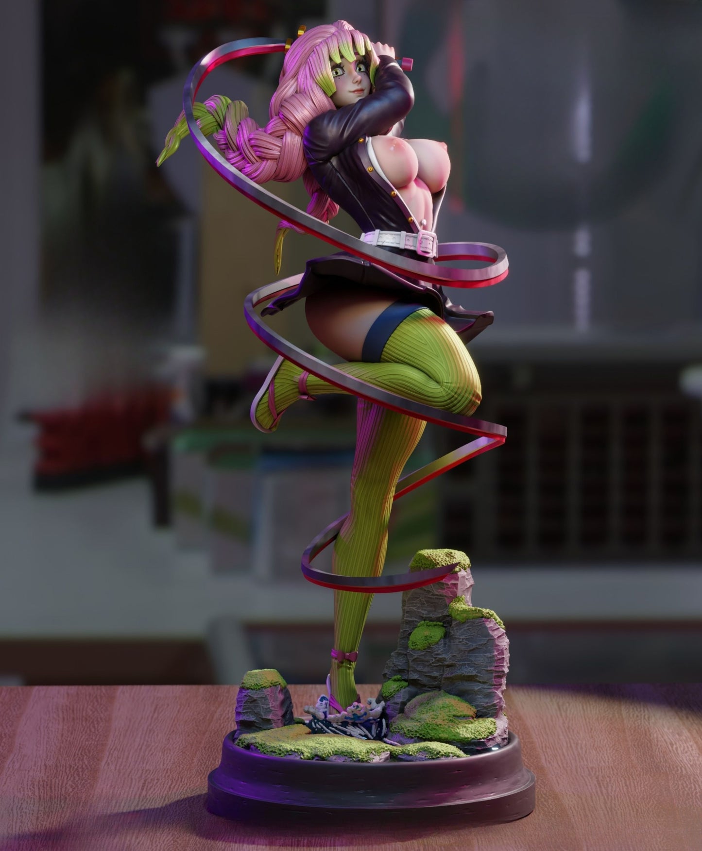 3729 Mitsuri Kanroji NSFW - Demon Slayer - STL 3D Print Files