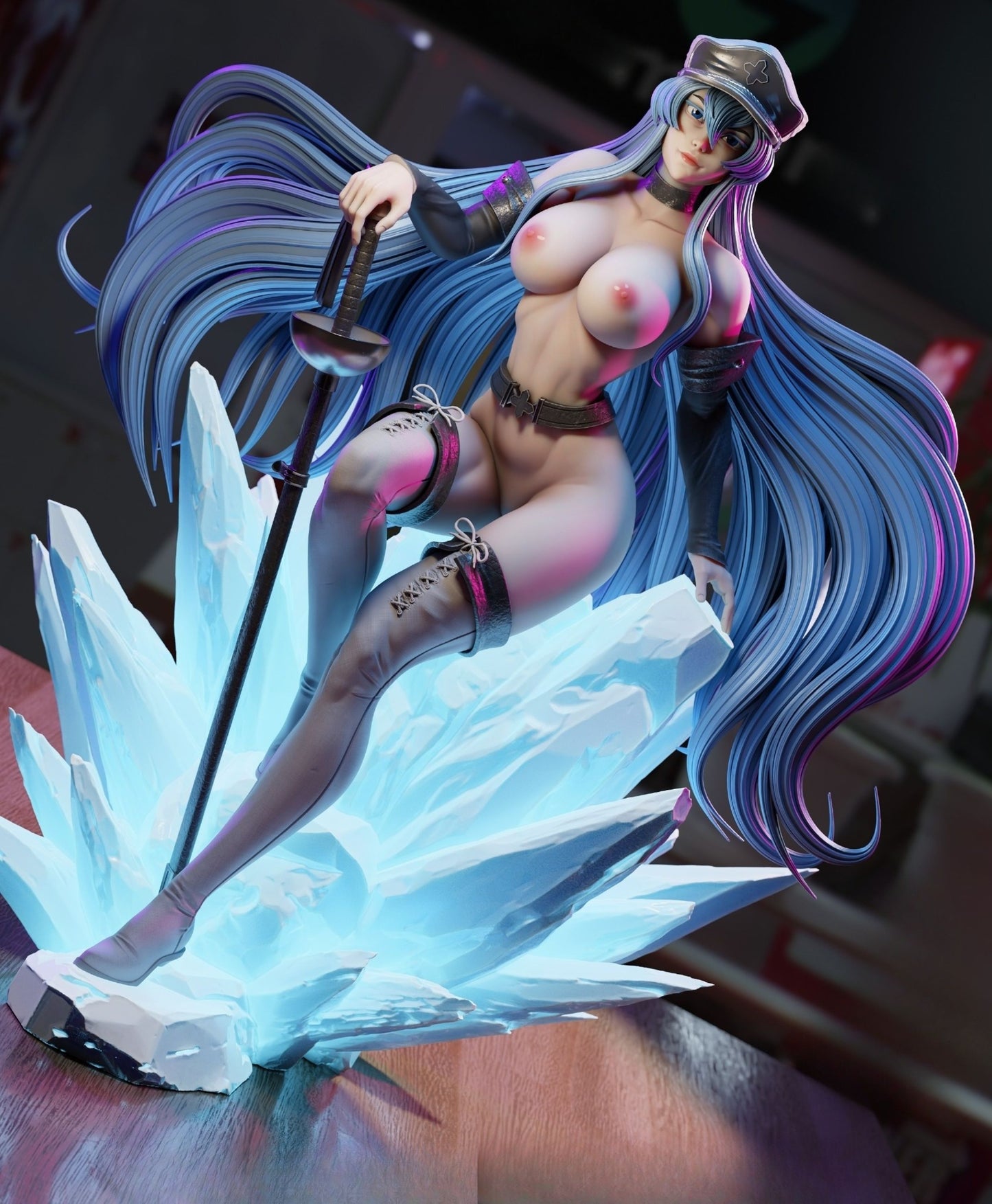 3865 Esdeath NSFW - Akame Ga Kill! - STL 3D Print Files