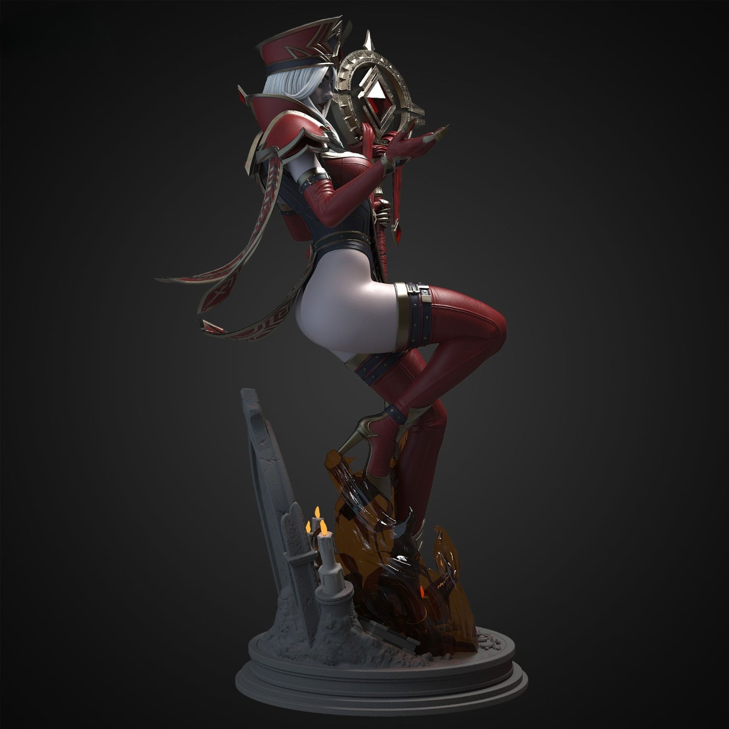 4238 Sally Whitemane NSFW - World of Warcraft - STL 3D Print Files