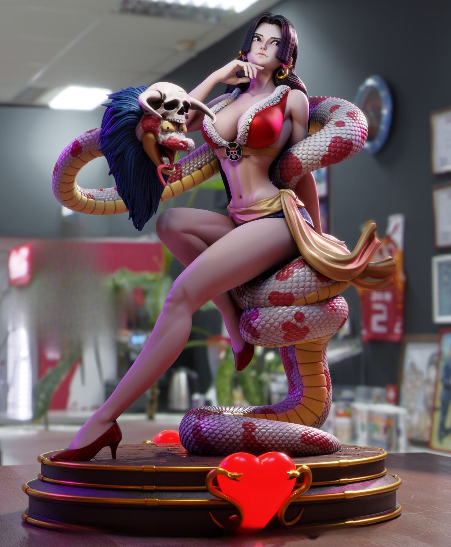 4303 Boa Hancock NSFW - One Piece - STL 3D Print Files