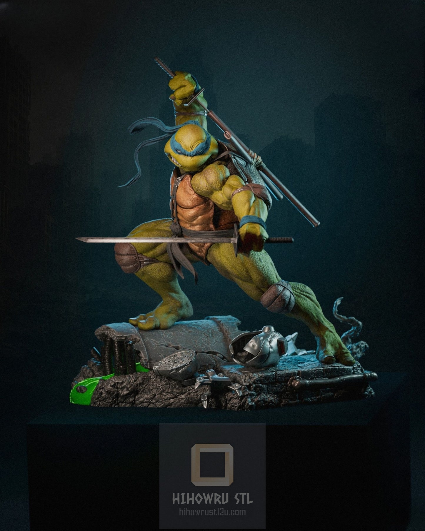 4356 Leonardo - TMNT - STL 3D Print Files