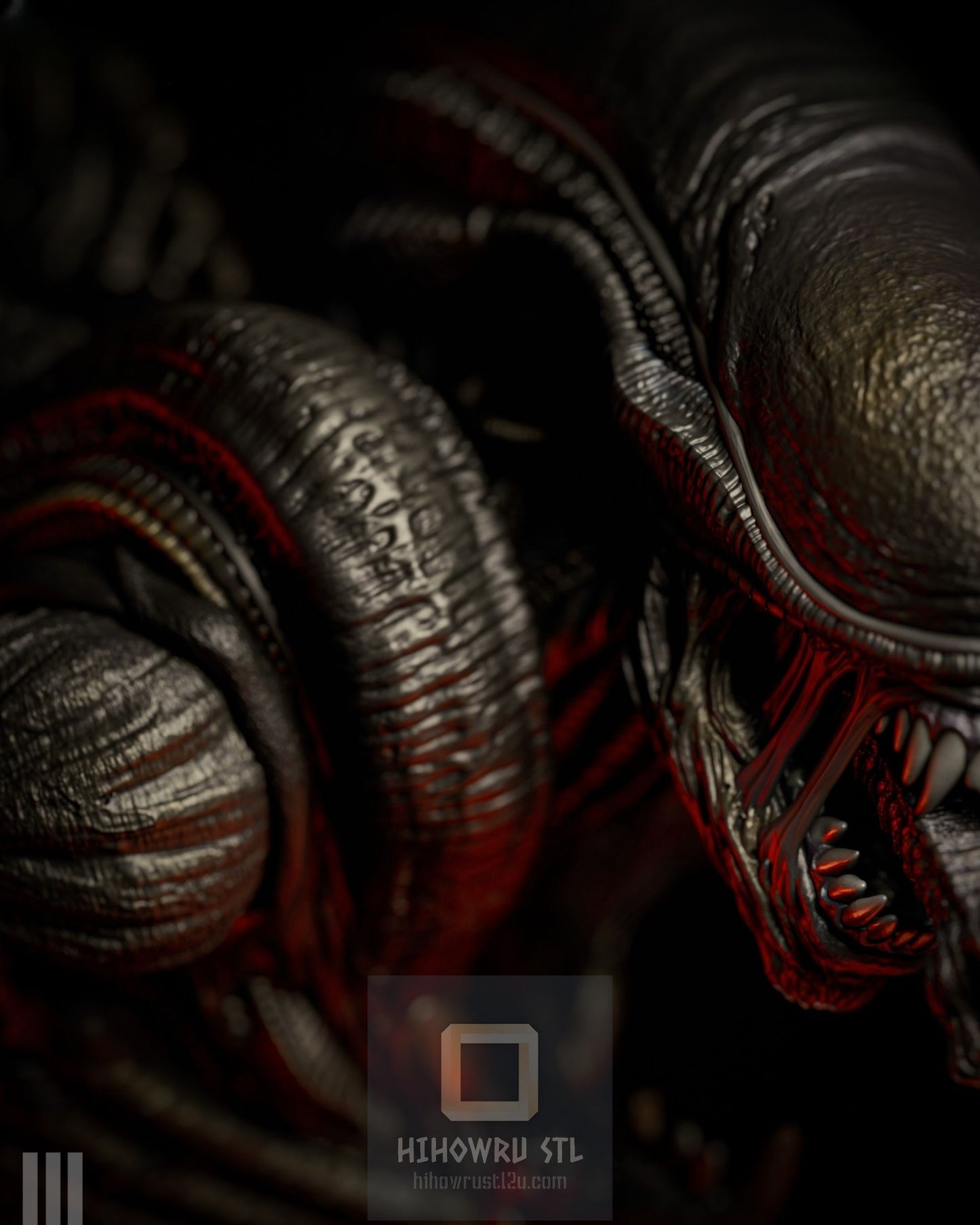 4438 Xenomorph - Alien - STL 3D Print Files
