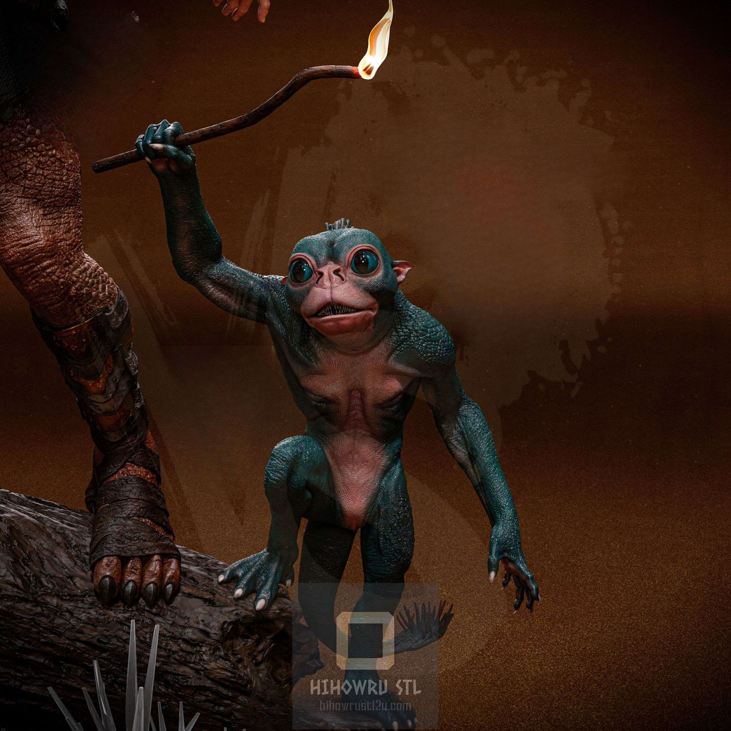 4483 Predator: Badlands Diorama - STL 3D Print Files