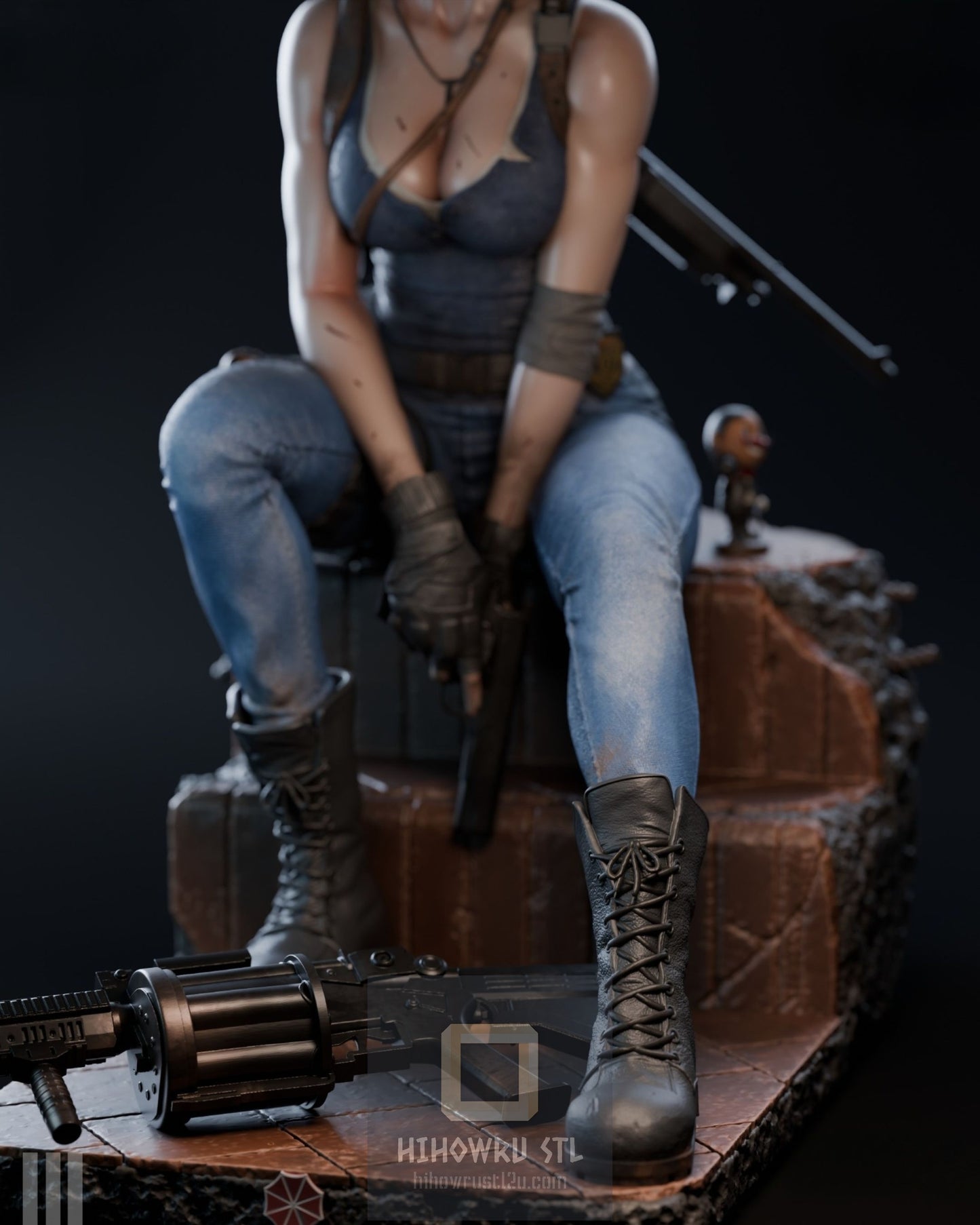 4528 Jill Valentine - Resident Evil - STL 3D Print Files