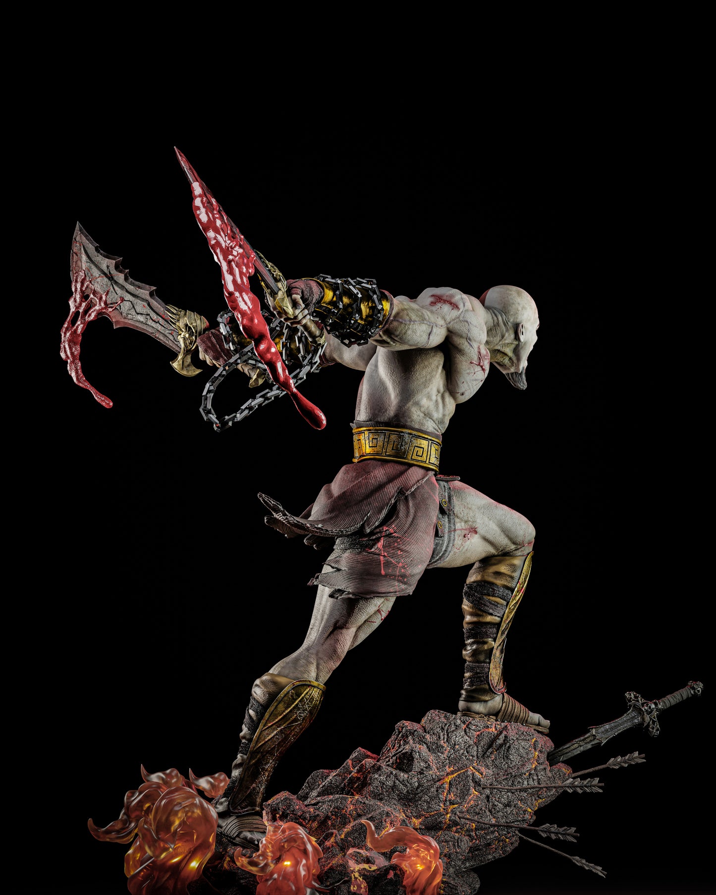 2429 Kratos - God of War - STL 3D Print Files