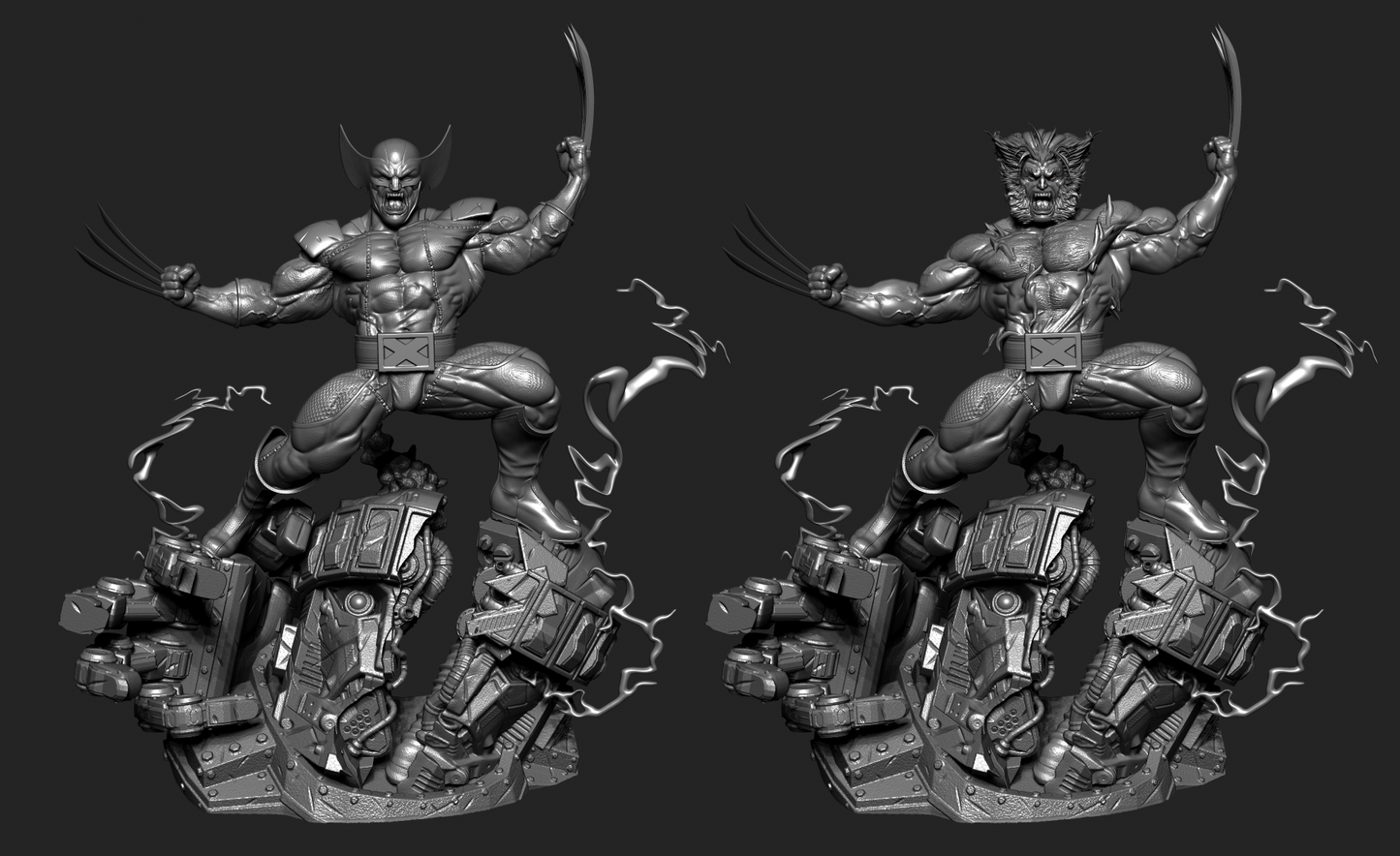 2258 WOLVERINE - LOGAN - STL 3D Print Files